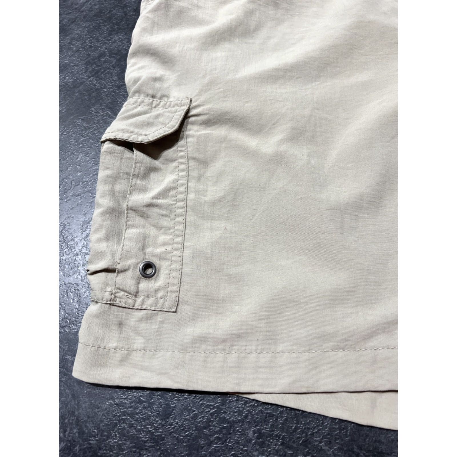 Vintage VINTAGE All American Fisherman Shorts Men XL Beige Nylon Cargo Pockets 70s Outdoor Size US 36 / EU 52 - 7 Thumbnail