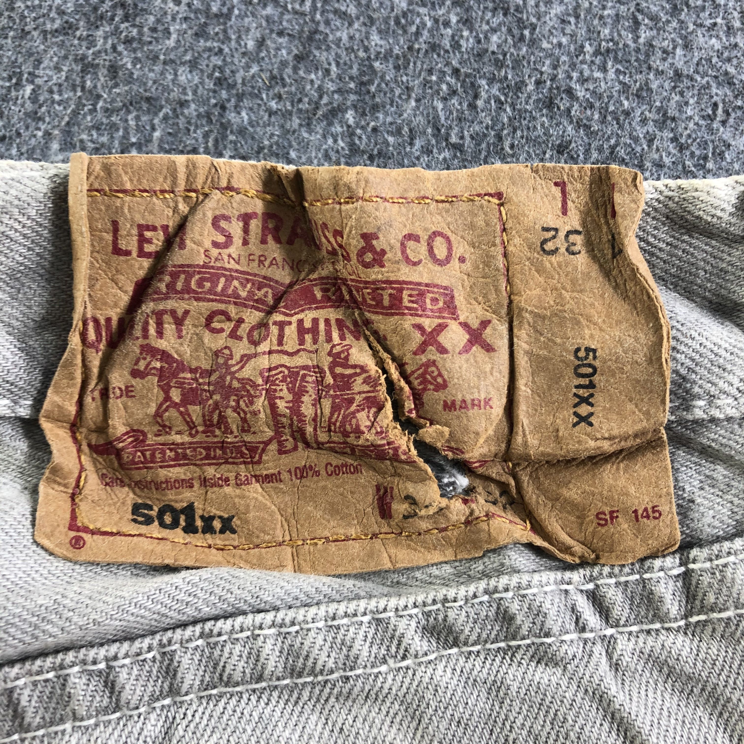 Levi's Vintage Light Wash Levis 501 Jeans-J3926 Size US 30 / EU 46 - 5 Thumbnail