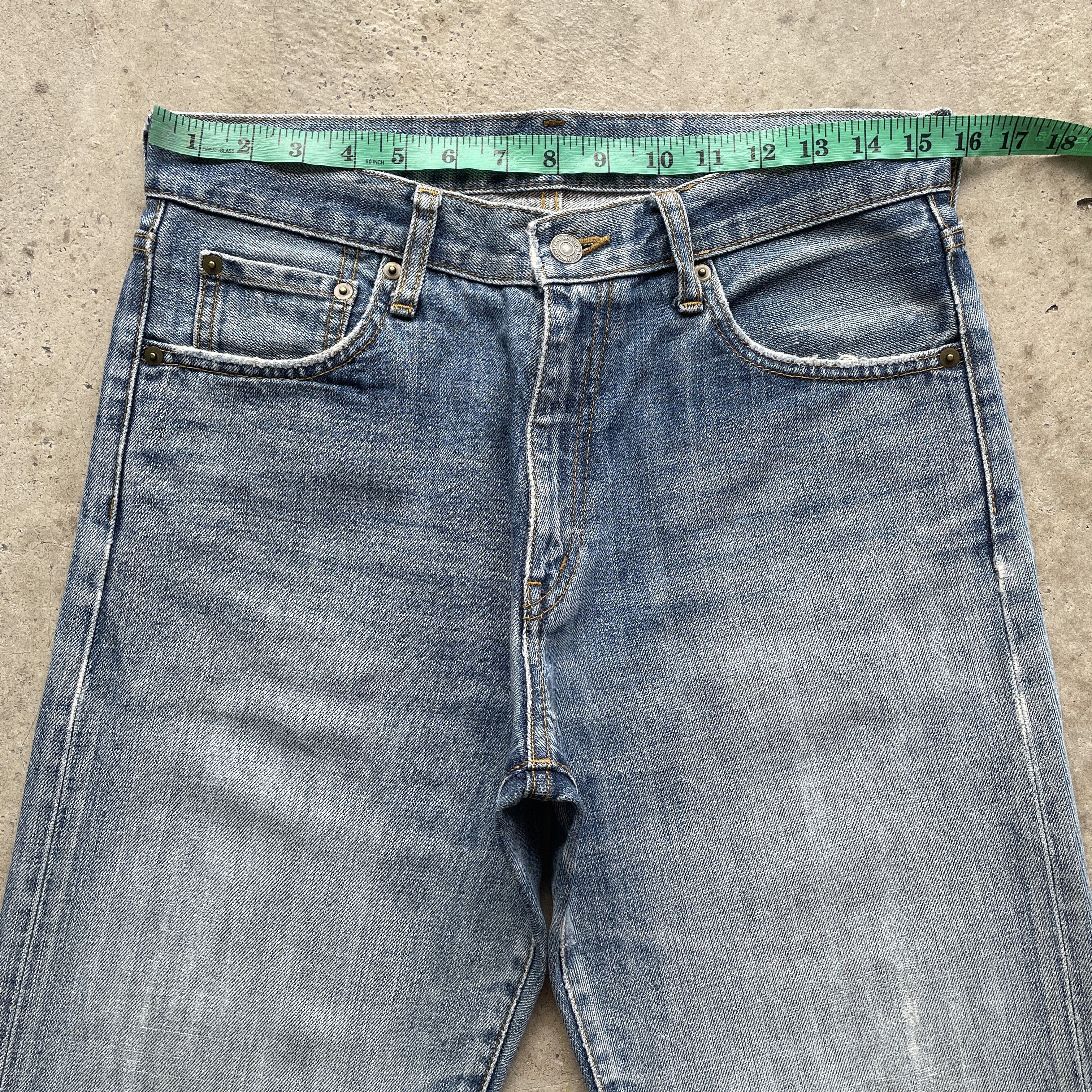 Japanese Brand × Vintage Vintage Japanese Jeans Faded Distressed Denim Pants W31x29.5 Size US 31 - 5 Thumbnail