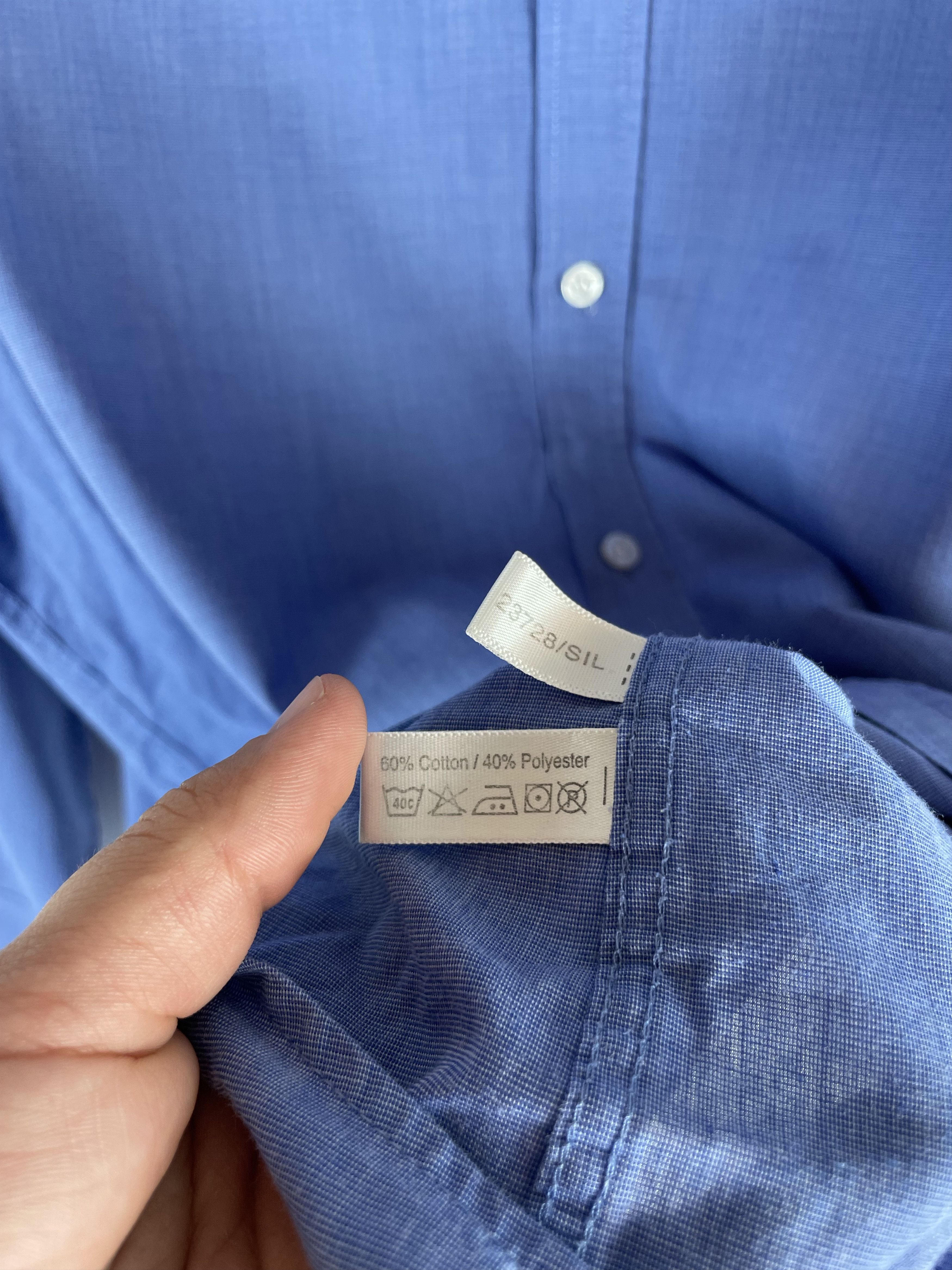 Vintage × Yves Saint Laurent Vintage YvesSaintLaurent Ysl Pour Homme Button Up Shirt Size US XL / EU 56 / 4 - 8 Thumbnail