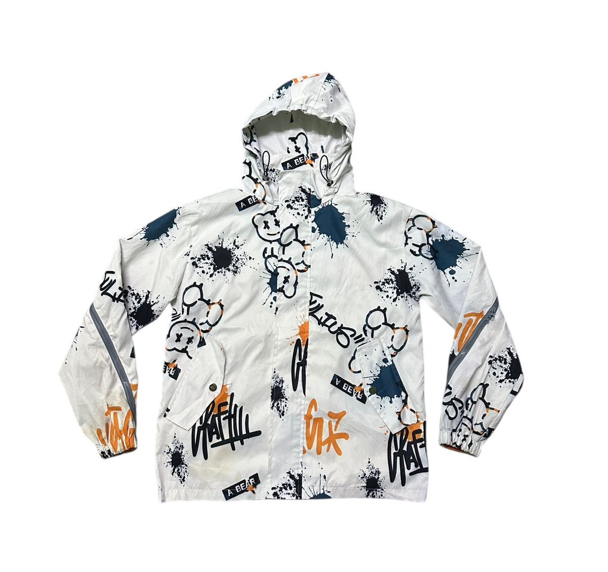 Japanese Brand over zipper jacket hooded Size US L / EU 52-54 / 3 - 2 Thumbnail