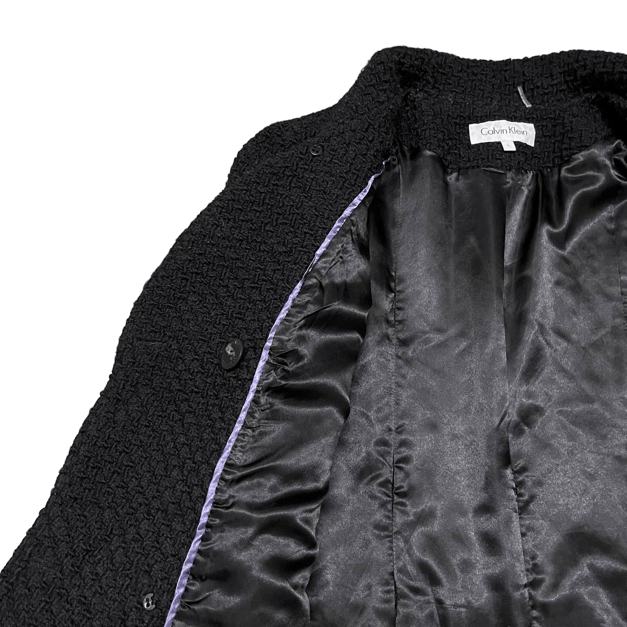 Vintage Calvin Klein Wool Coat Double Breasted