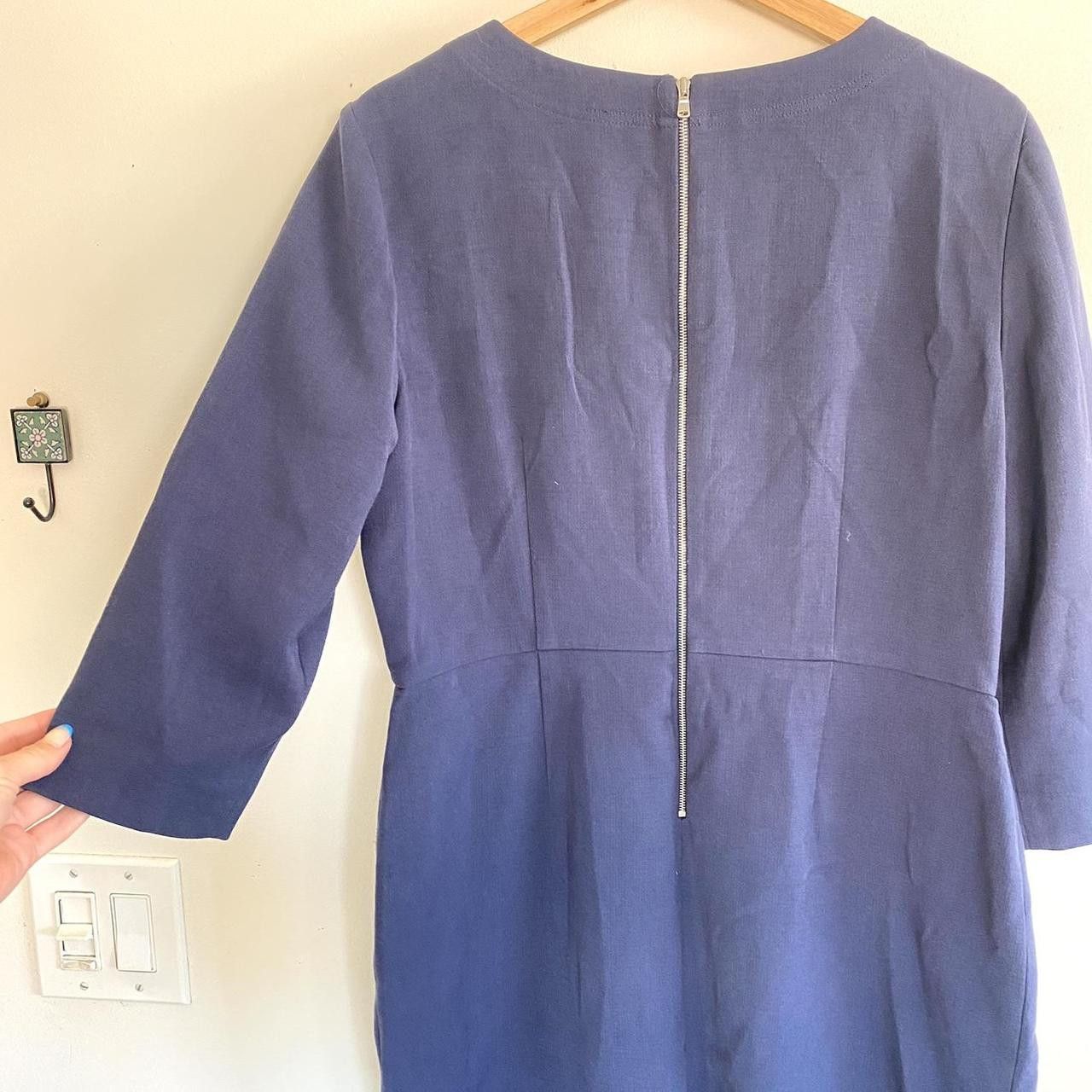 Cremieux CREMIEUX NAVY BLUE MIDI DRESS WOMENS SIZE 14 Size XL / US 12-14 / IT 48-50 - 8 Thumbnail
