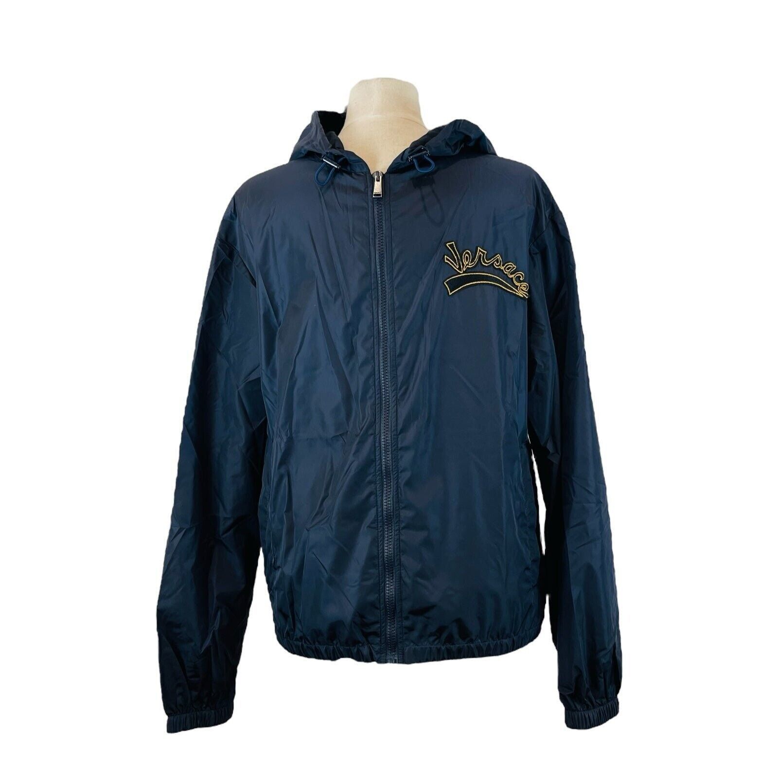 Versace Versace Logo Nylon Windbreaker Jacket Size US S / EU 44-46 / 1 - 1 Thumbnail