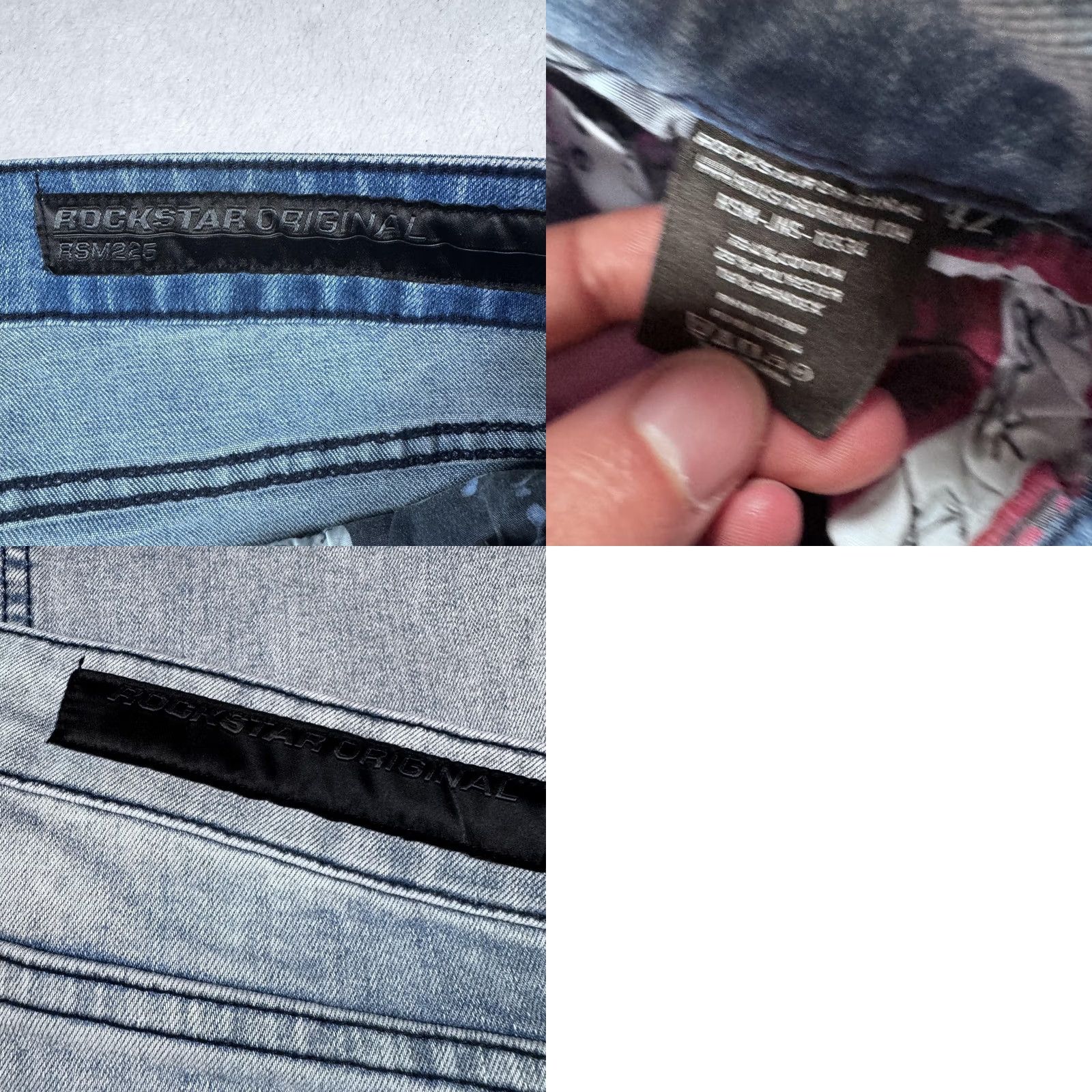 Vintage ROCKSTAR ORIGINAL Jeans Mens 42 Light Wash Flared Distressed Skelman 38 In Inseam Jeans Size US 42 / EU 58 - 8 Thumbnail
