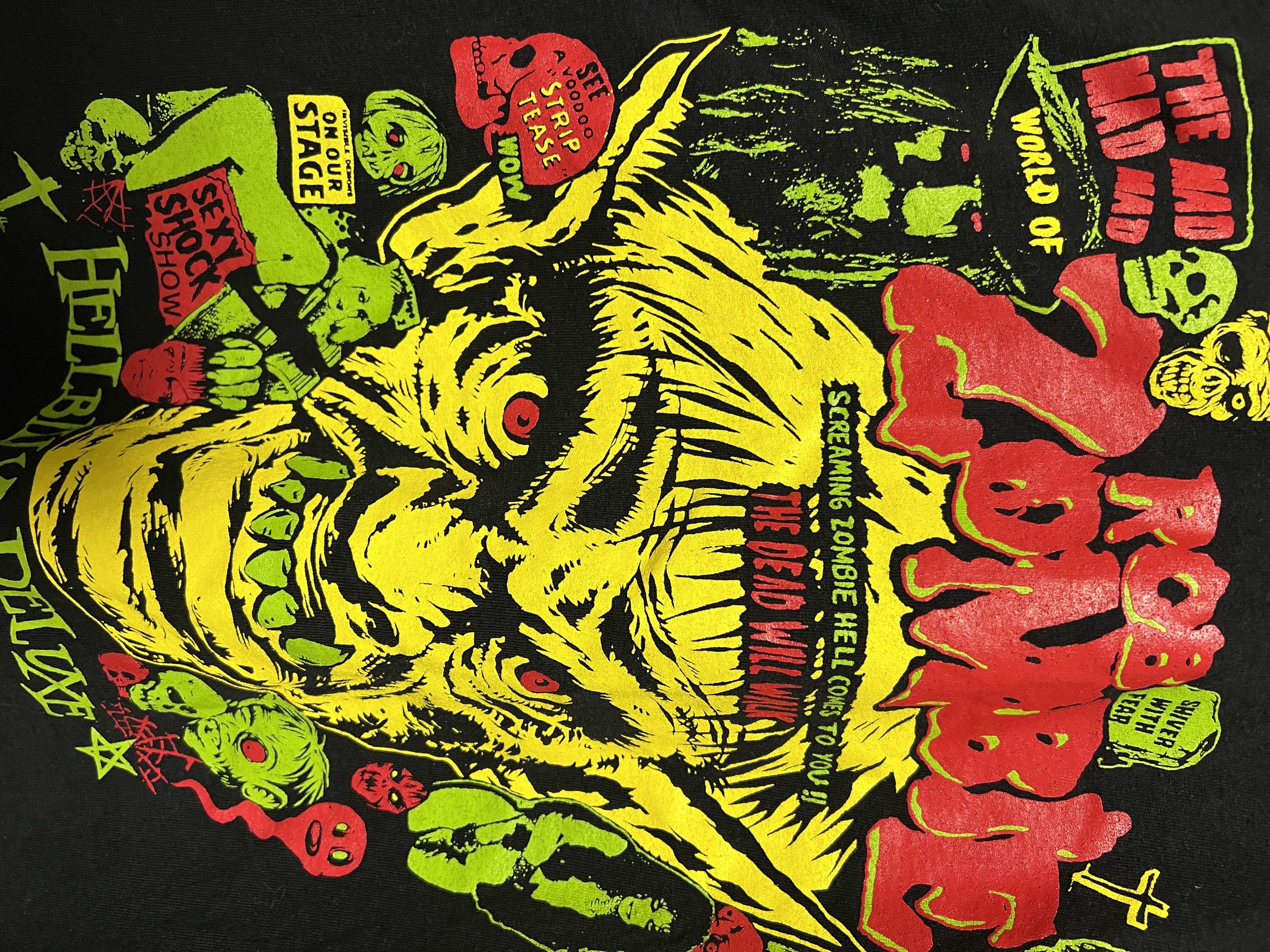 Band Tees × Vintage Vintage 90s Rob Zombie Rock Band T-shirt Size US XL / EU 56 / 4 - 6 Thumbnail