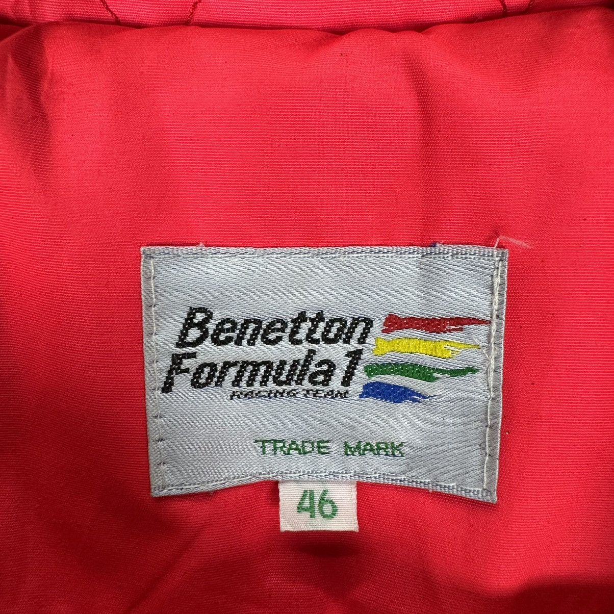 Benetton ☀️BENETTON F1 RACING TEAM BOMBER JACKET Size US S / EU 44-46 / 1 - 10 Thumbnail