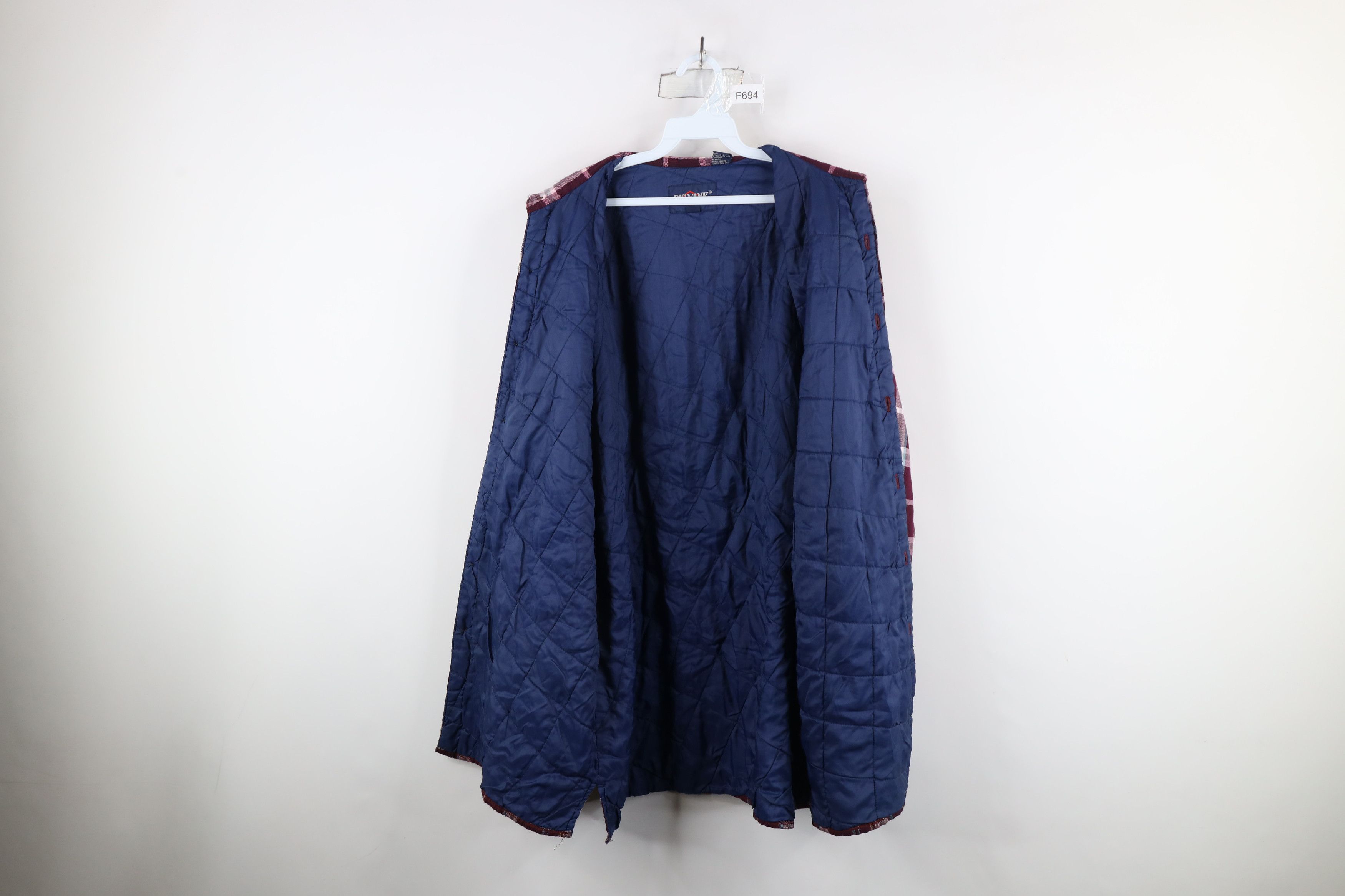 Vintage Vintage 90s Streetwear Flannel Shirt Jacket Jac Shirt Size US XXL / EU 58 / 5 - 9 Thumbnail