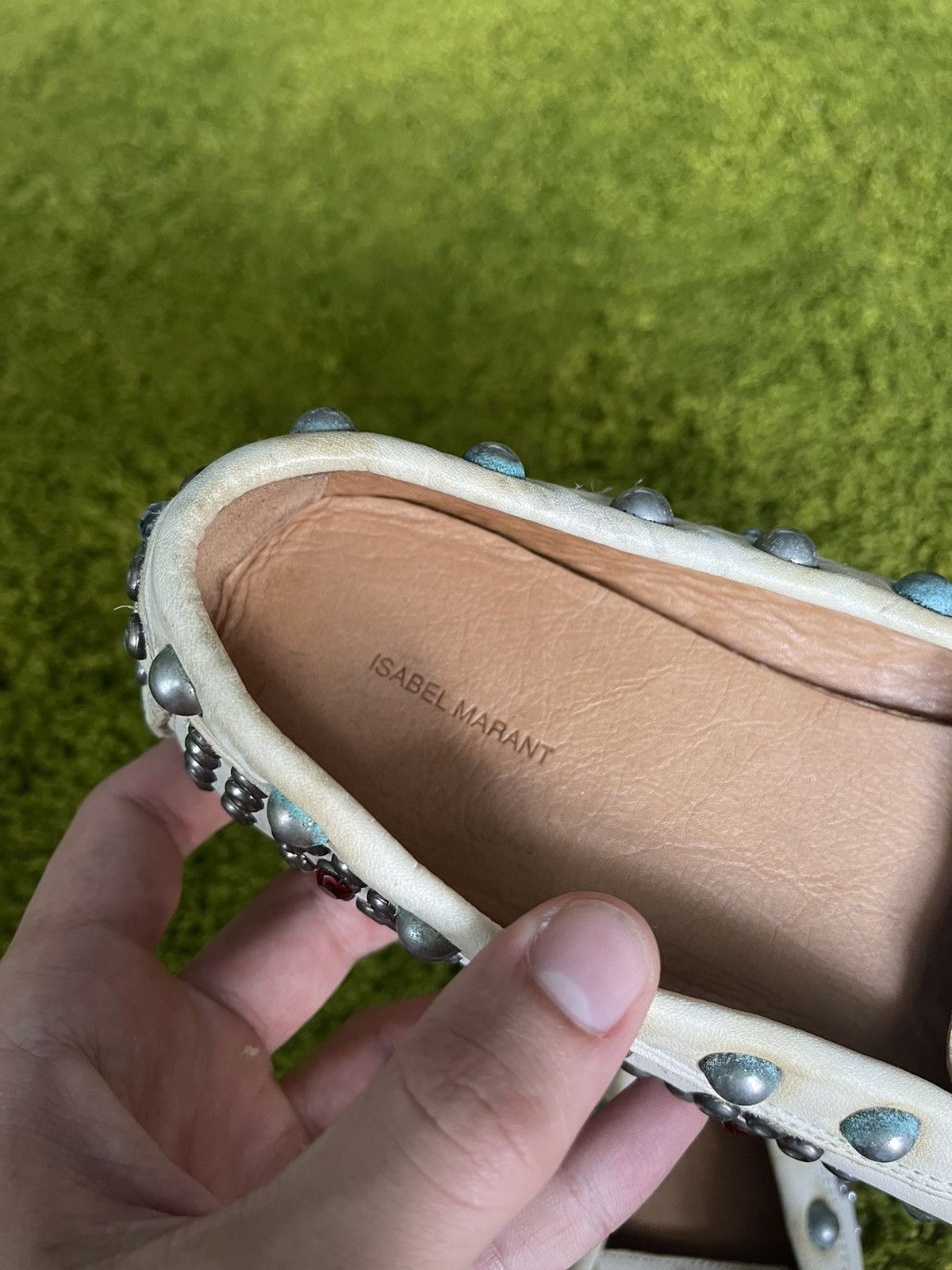 Designer × Isabel Marant × Isabel Marant Etoile Isabel Marant S/S 2013 rhinestones all around loafers shoes Size US 8 / IT 38 - 9 Thumbnail