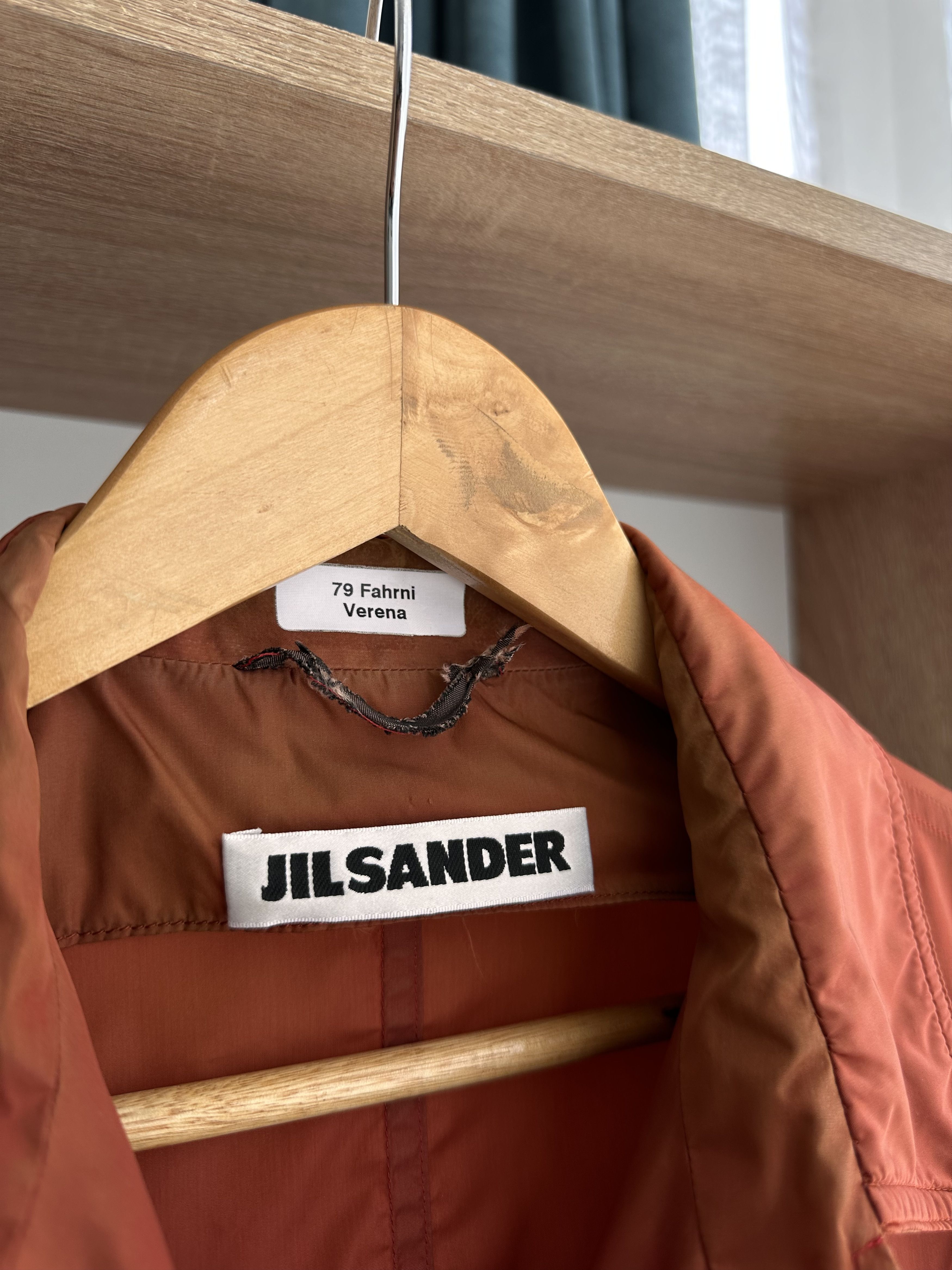 Jil Sander Vintage Jil Sunder Luxury Orange Nylon Cargo Jacket Size US S / EU 44-46 / 1 - 5 Thumbnail