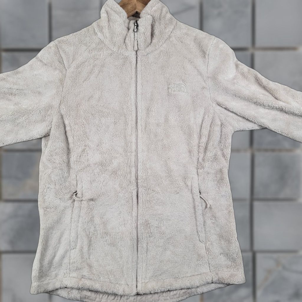 The North Face The North Face Women's Fleece Jacket Liner White Full Zip Mock Neck M Regular Size M / US 6-8 / IT 42-44 - 1 Thumbnail