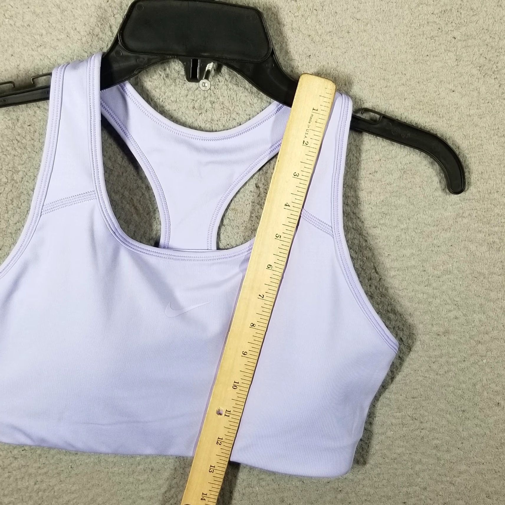 Nike Nike Dri-FIT Sports Bra Womens Medium Purple FB1123-581 Racerback Athletic Gym Size ONE SIZE - 3 Thumbnail