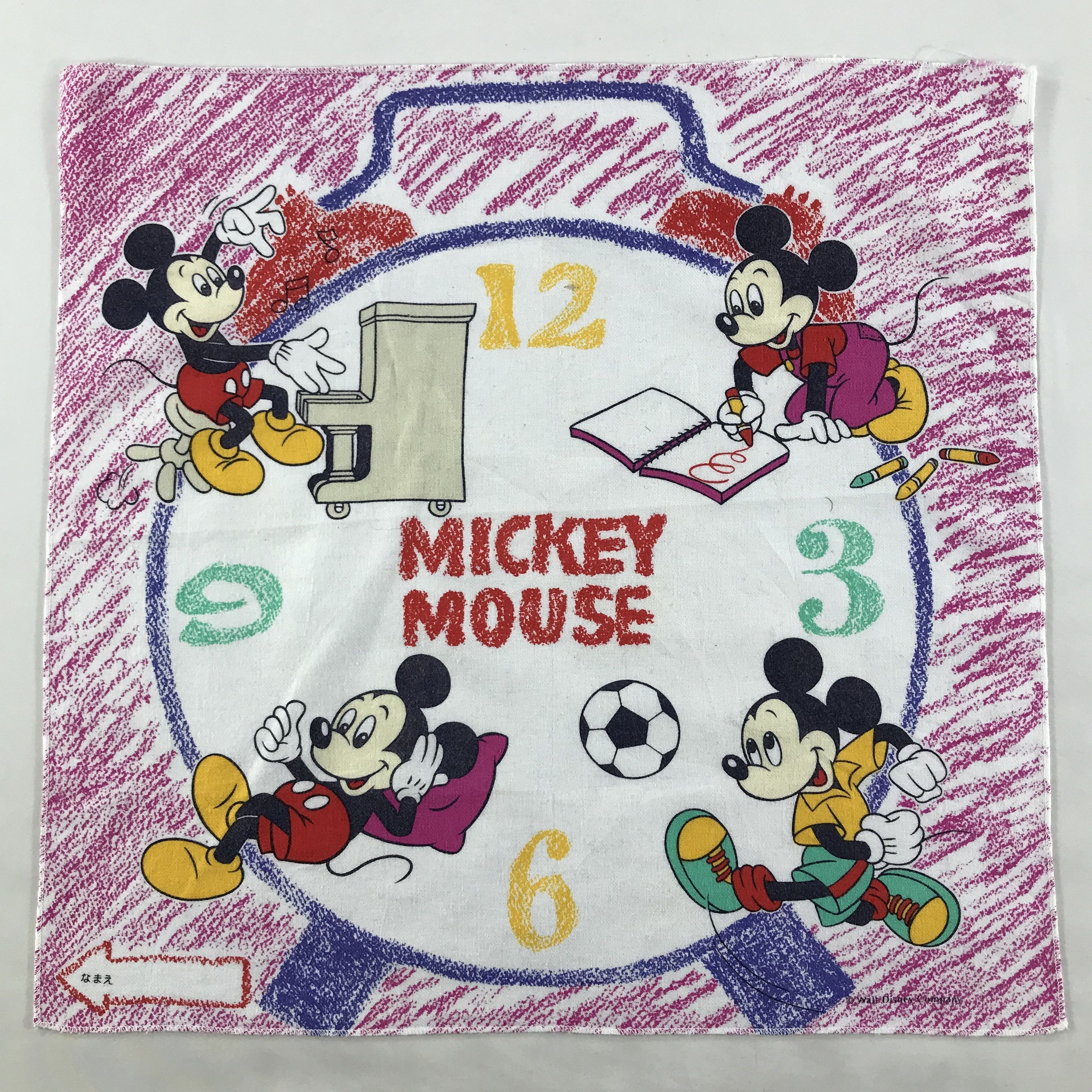 Disney × Mickey Mouse × Vintage Mickey Mouse Bandana / Handkerchief / Neckerchief - S1909 Size ONE SIZE - 1 Thumbnail