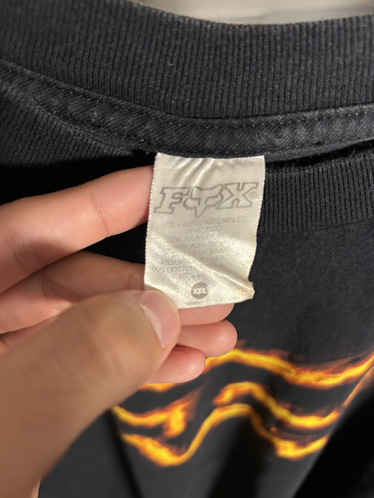 Fox Racing Vintage 2000’s Fox Racing Flame longsleeve shirt Size US XXL / EU 58 / 5 - 2 Thumbnail