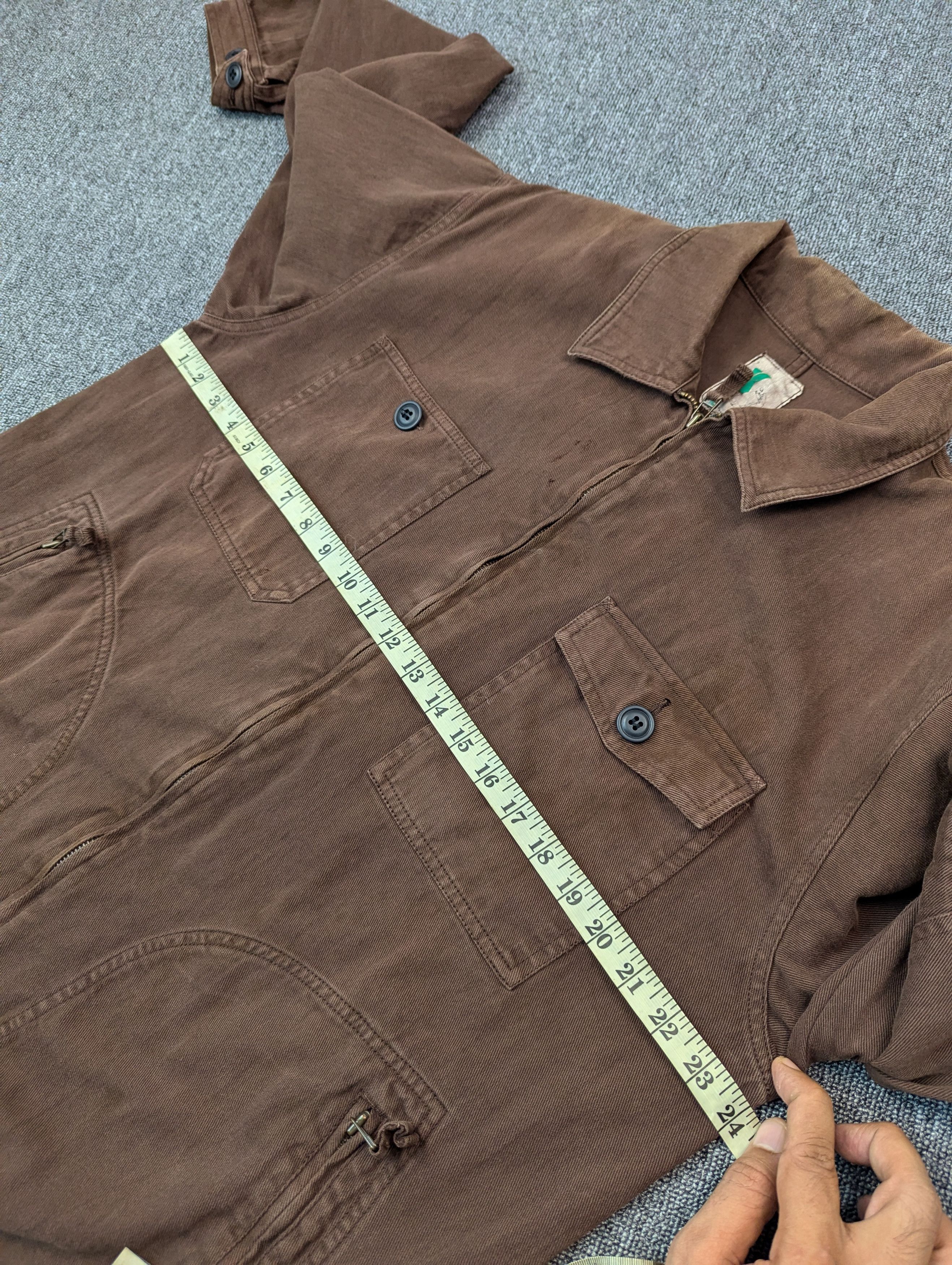 Japanese Brand Vintage Mackdaddy Distressed Brown Cotton Jacket Size US L / EU 52-54 / 3 - 22 Thumbnail