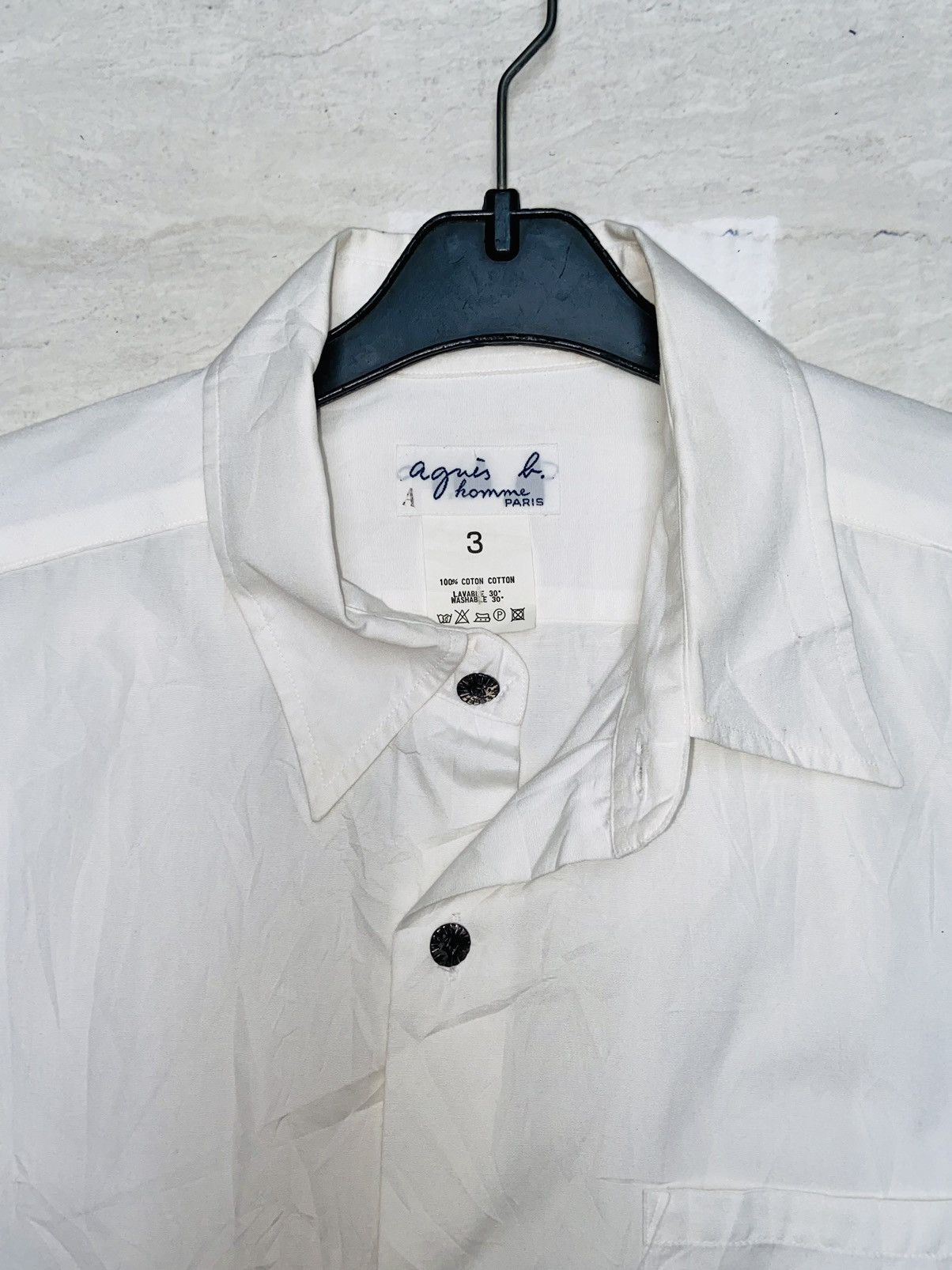 AGNES B Homme Paris White Shirt