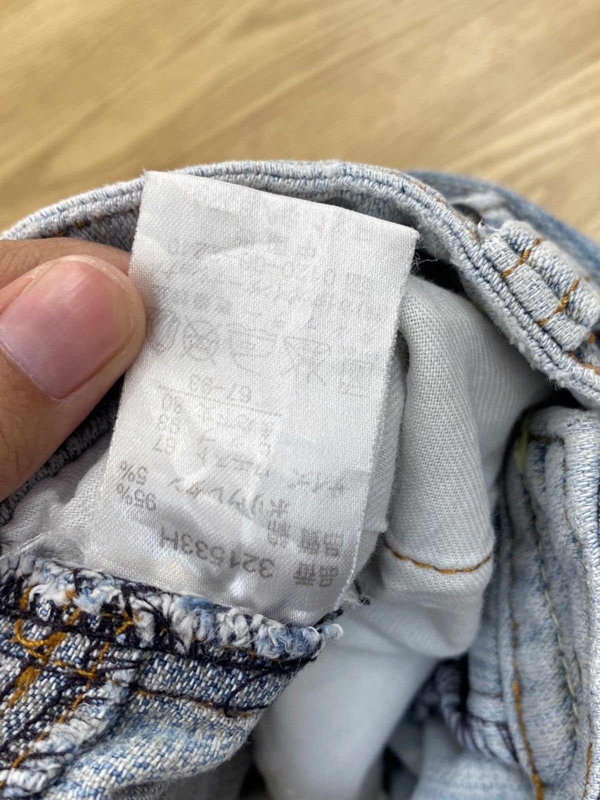 Japanese Brand Japanese Brand Blue Wash Arrow Line Style Flare Jeans Size US 28 / EU 44 - 14 Thumbnail