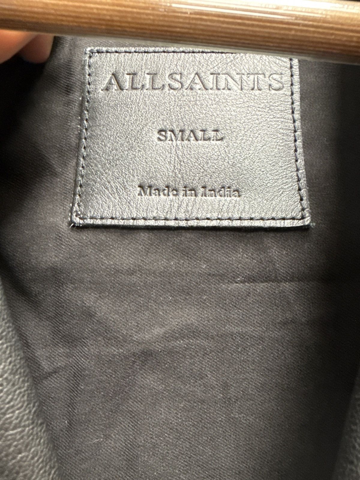 Allsaints Allsaints Milo Black Leather Jacket Biker Size US S / EU 44-46 / 1 - 3 Thumbnail