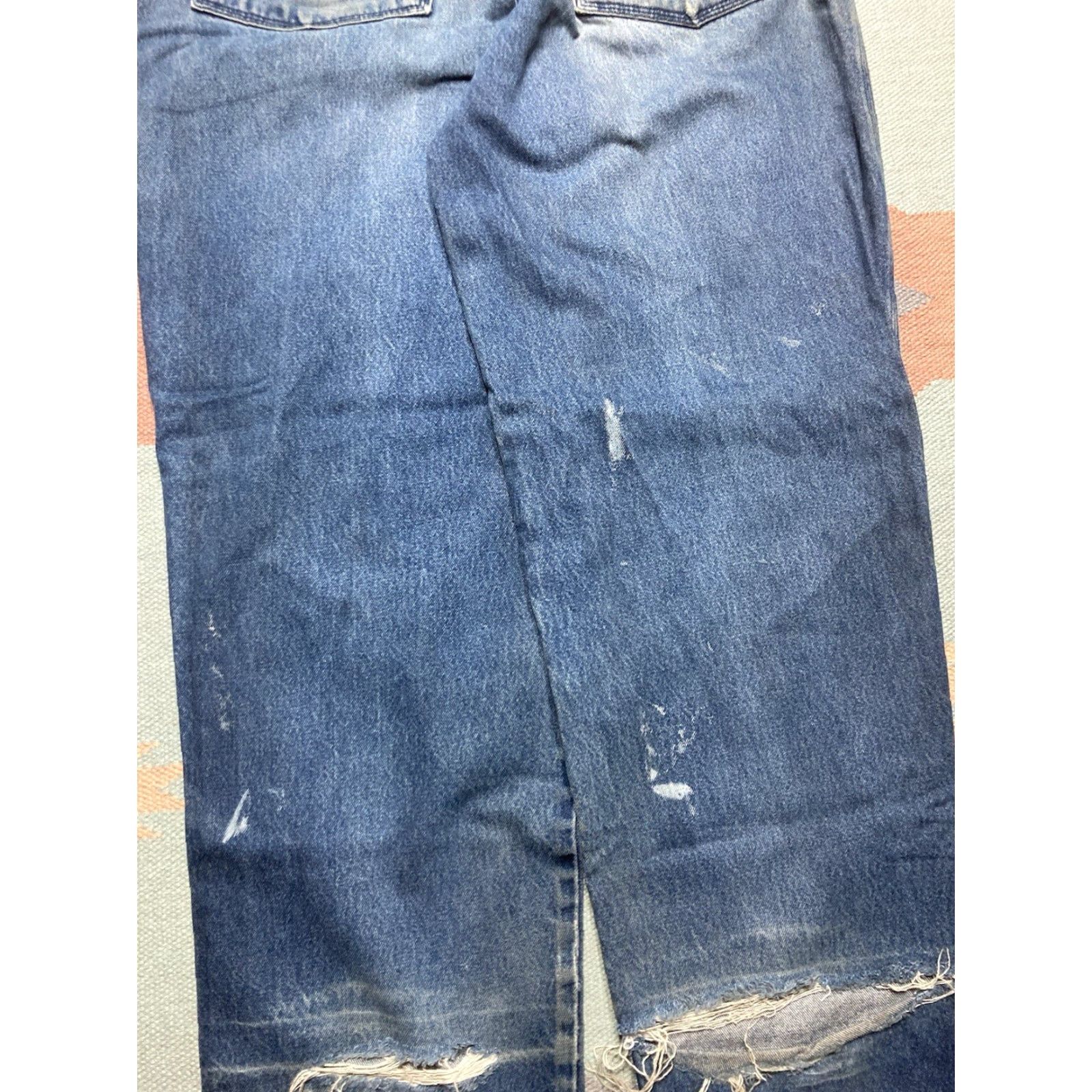 Vintage VINTAGE Trust Jeans - Men - 36x33 - Blue - Wide-Leg - Hip Hop - Baggy - 90s/2000s Grunge Size US 36 / EU 52 - 3 Thumbnail