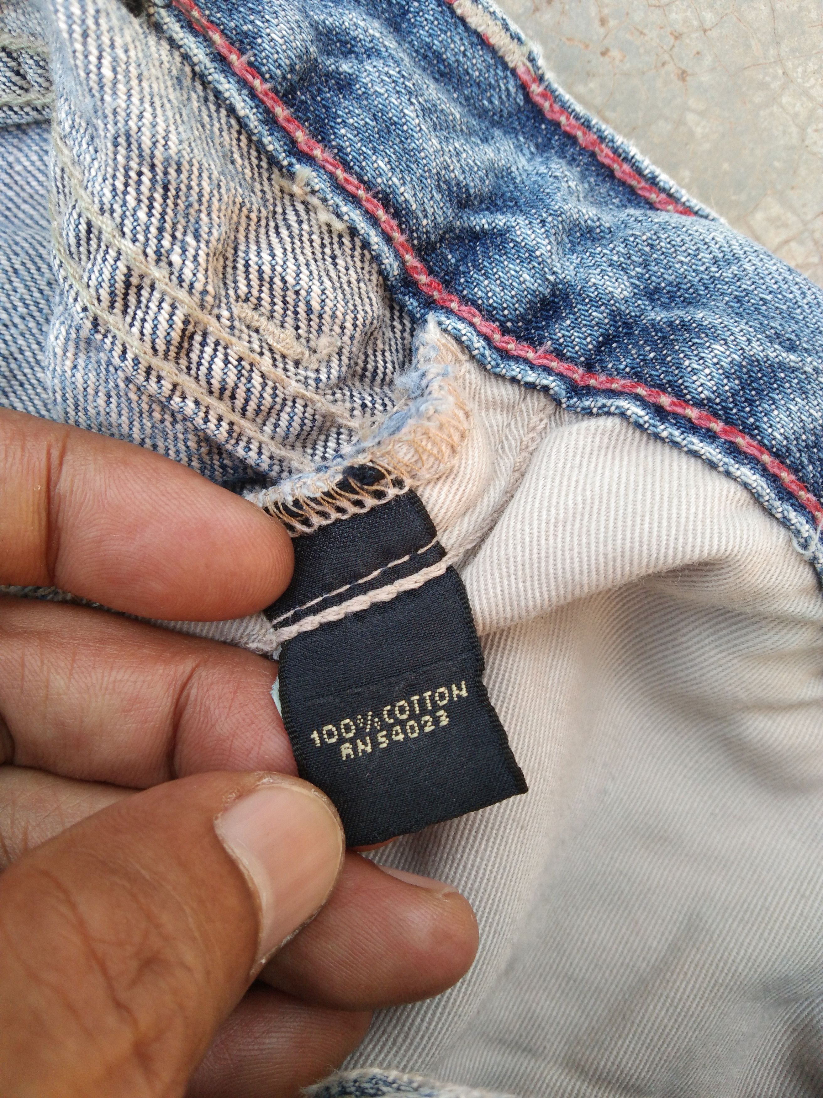 Banana Republic × Jean × Vintage Vintage Y2k Relaxed Fit Straight Leg Jeans 38x32 Size US 38 / EU 54 - 8 Thumbnail