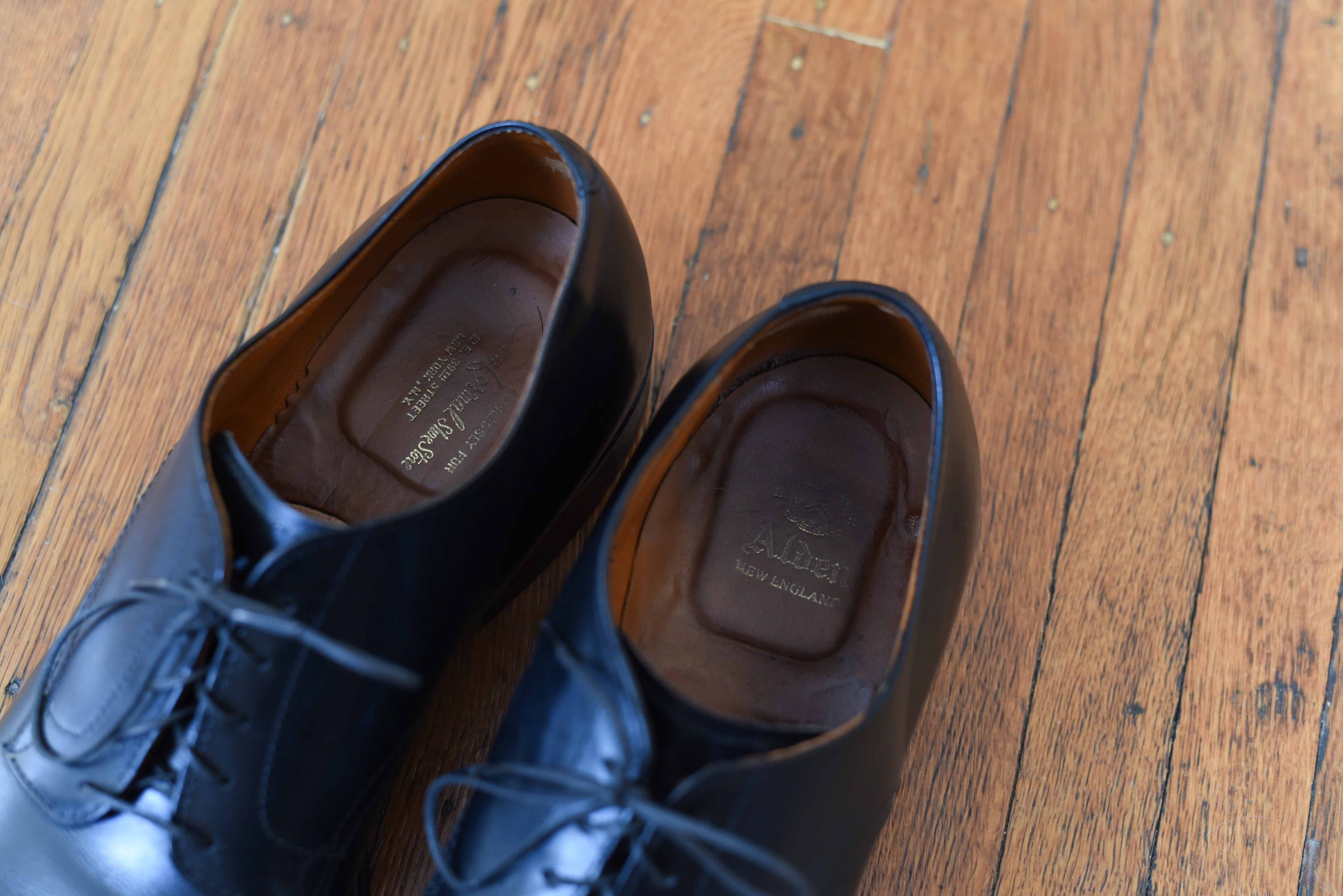 Alden Alden Modified Last Derby 53517 Size 10 D B/D Black Calf Size US 10 / EU 43 - 11 Thumbnail