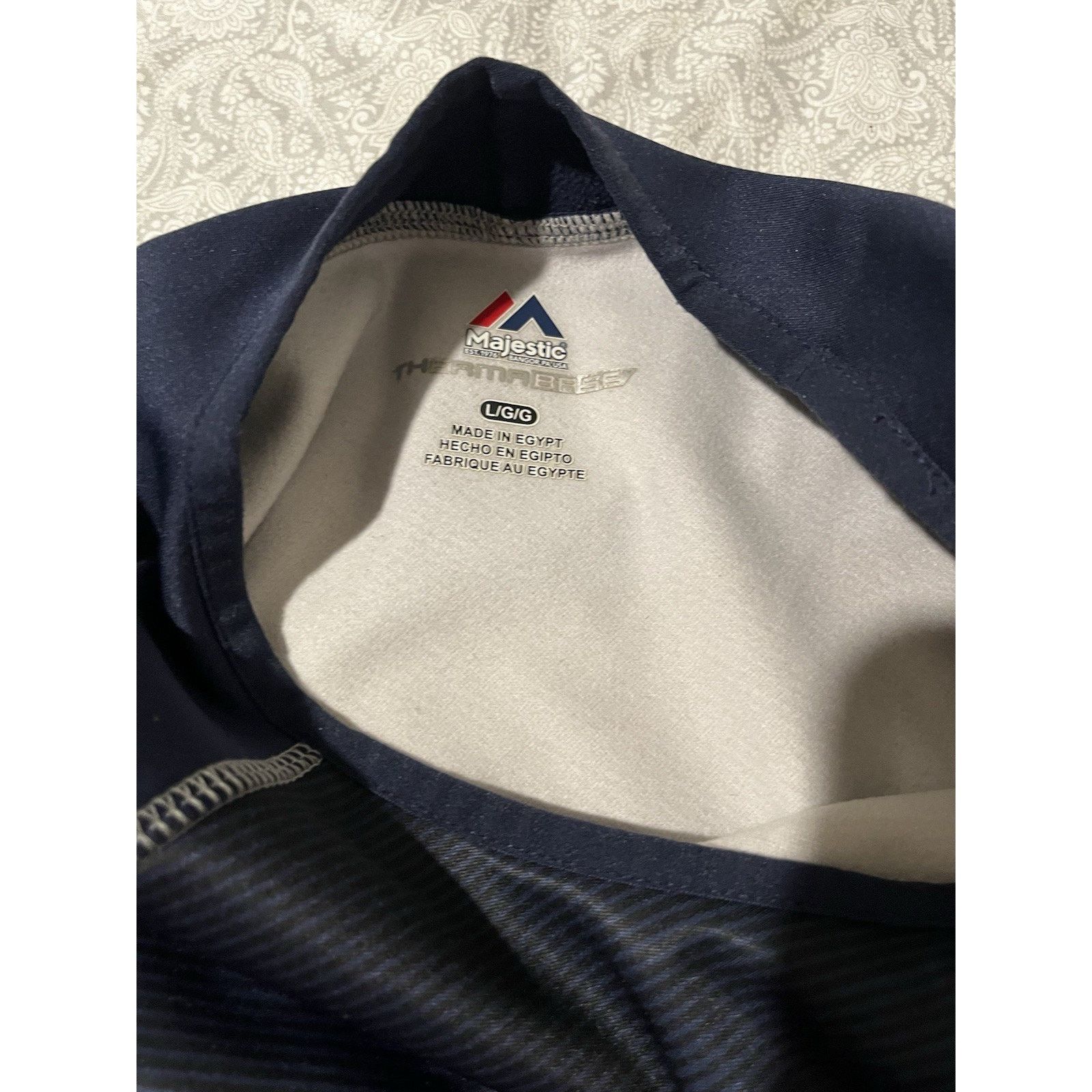Majestic Majestic NY Yankees Therma Base Long Sleeve Shirt Navy L MLB Size US L / EU 52-54 / 3 - 9 Thumbnail