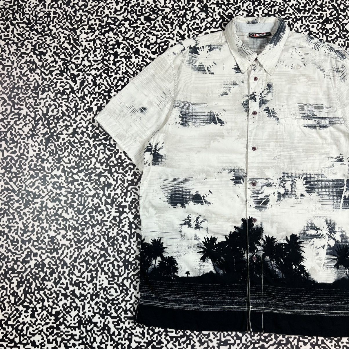 O'Neill Vintage Y2K Oneill Hawaiian Palm Style Retro Surf Shirt 90s Size US XXL / EU 58 / 5 - 2 Thumbnail