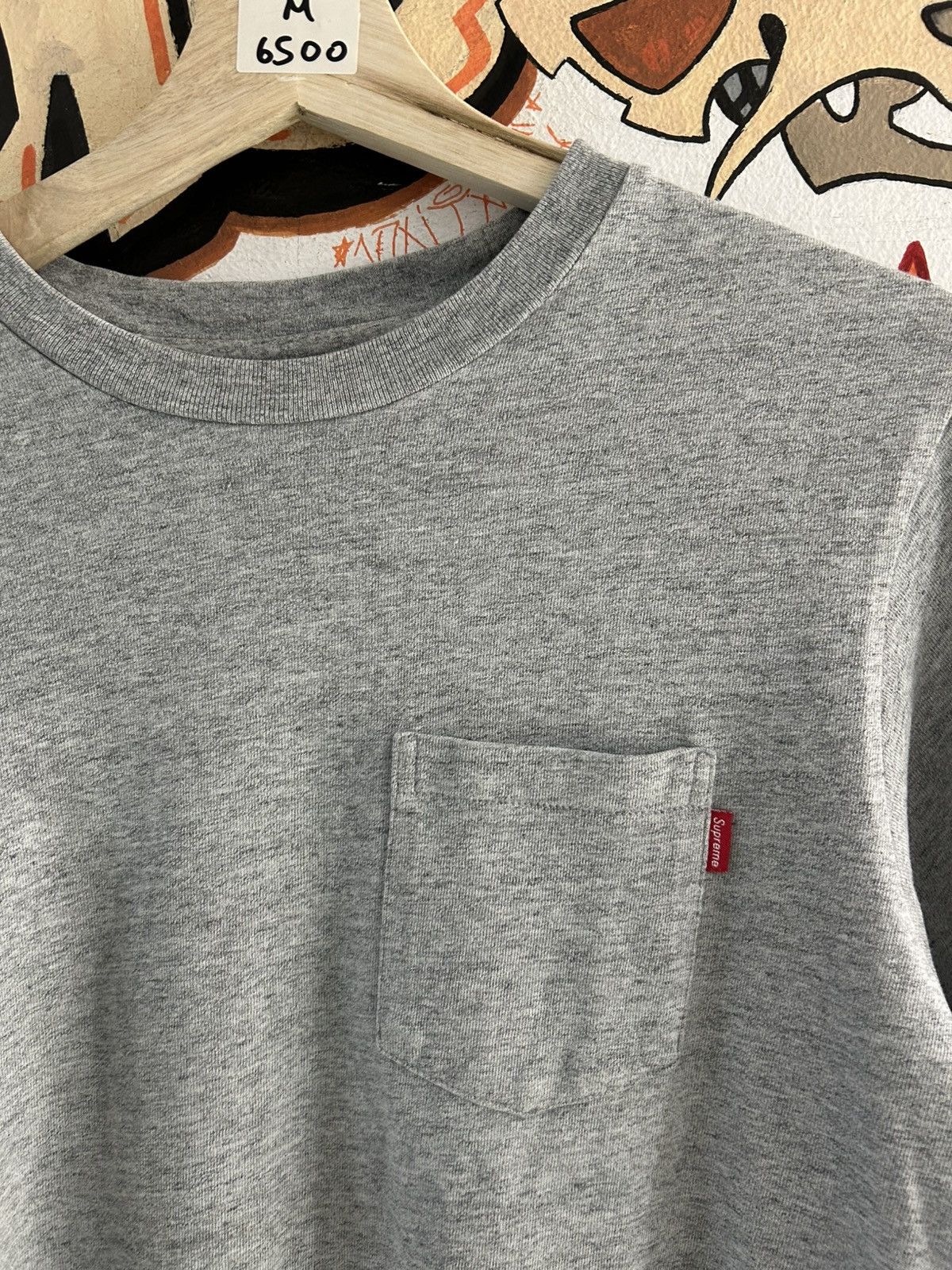 Supreme Supreme SS pocket Tee 2019 Size US M / EU 48-50 / 2 - 2 Thumbnail