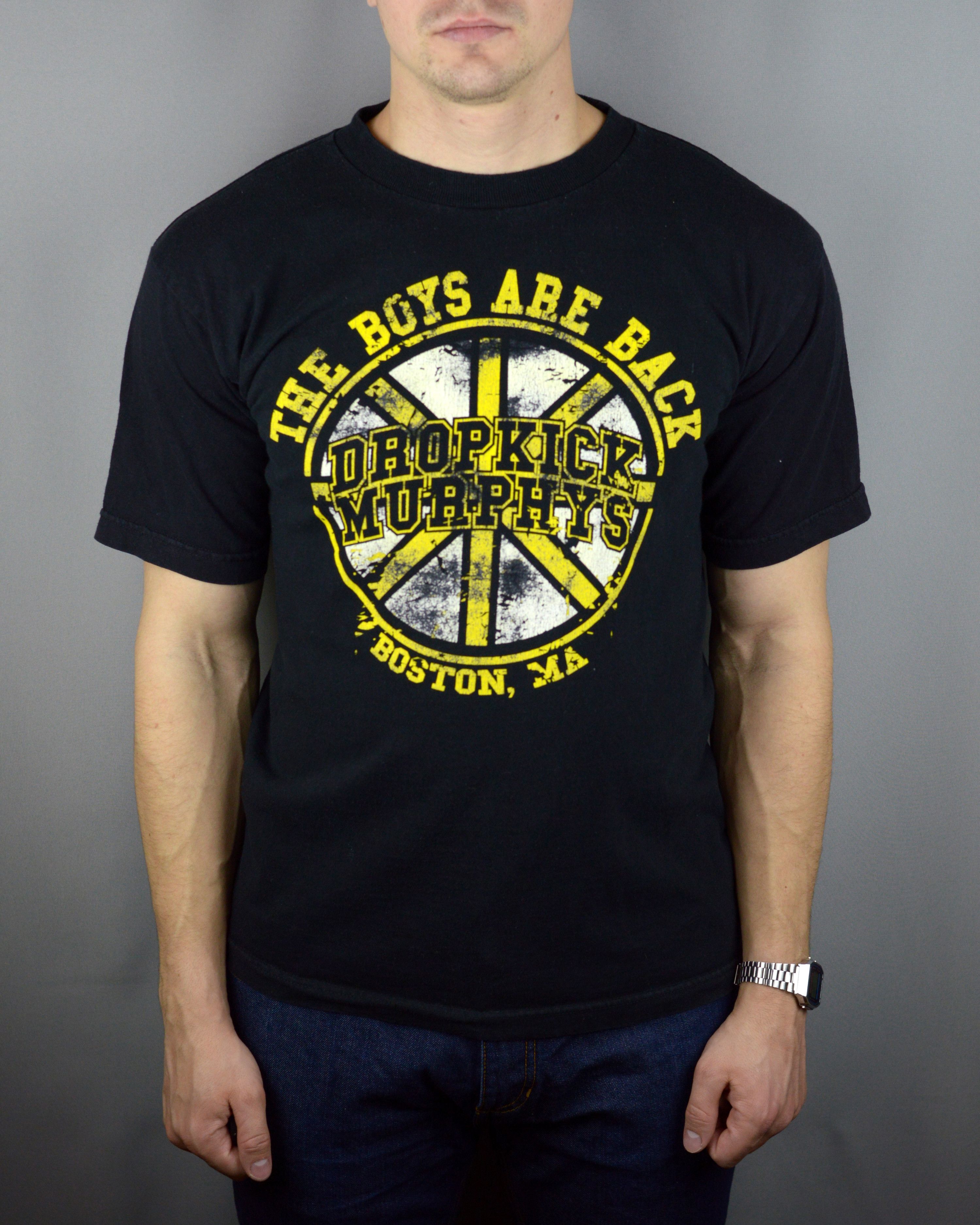Vintage Vintage 90s Dropkick Murphys The Boys Are Back t shirt Size US M / EU 48-50 / 2 - 1 Thumbnail