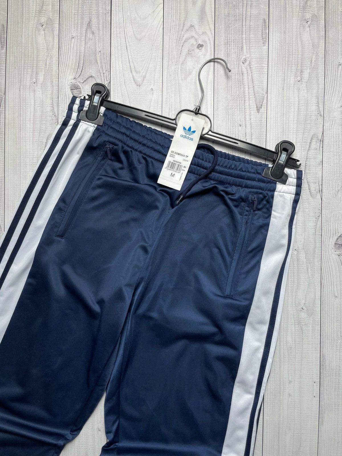 Adidas Vintage Adibreak pants rare navy size S/M Size US 32 / EU 48 - 6 Thumbnail