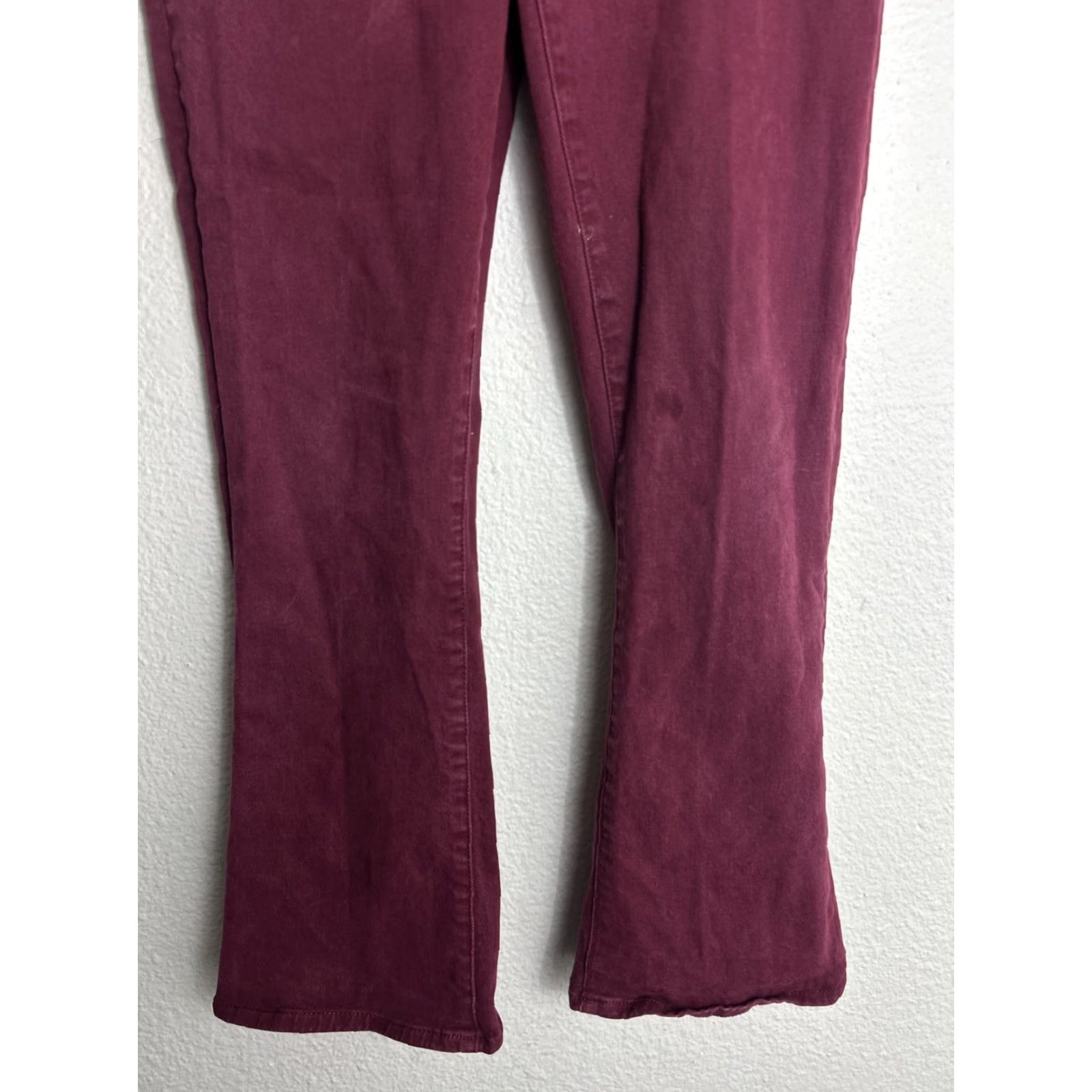 Paige VINTAGE Paige Womens Jeans Straight Red 30x30 Stained Size 30" / US 8 / IT 44 - 2 Thumbnail