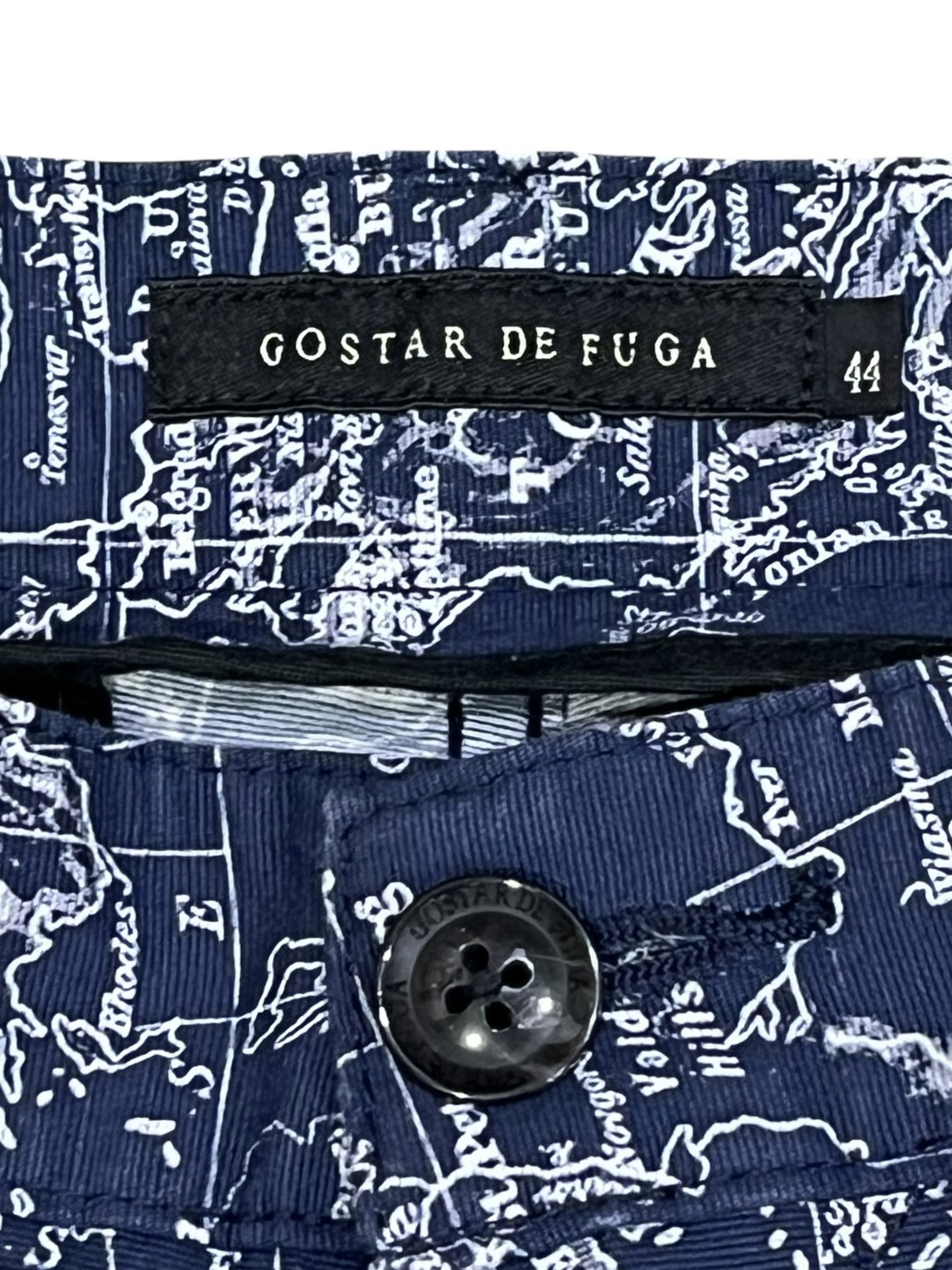 GOSTAR DE FUGA Gostar De Fuga Map Print Shorts Archive Japan Hype 30“ Size US 30 / EU 46 - 7 Thumbnail