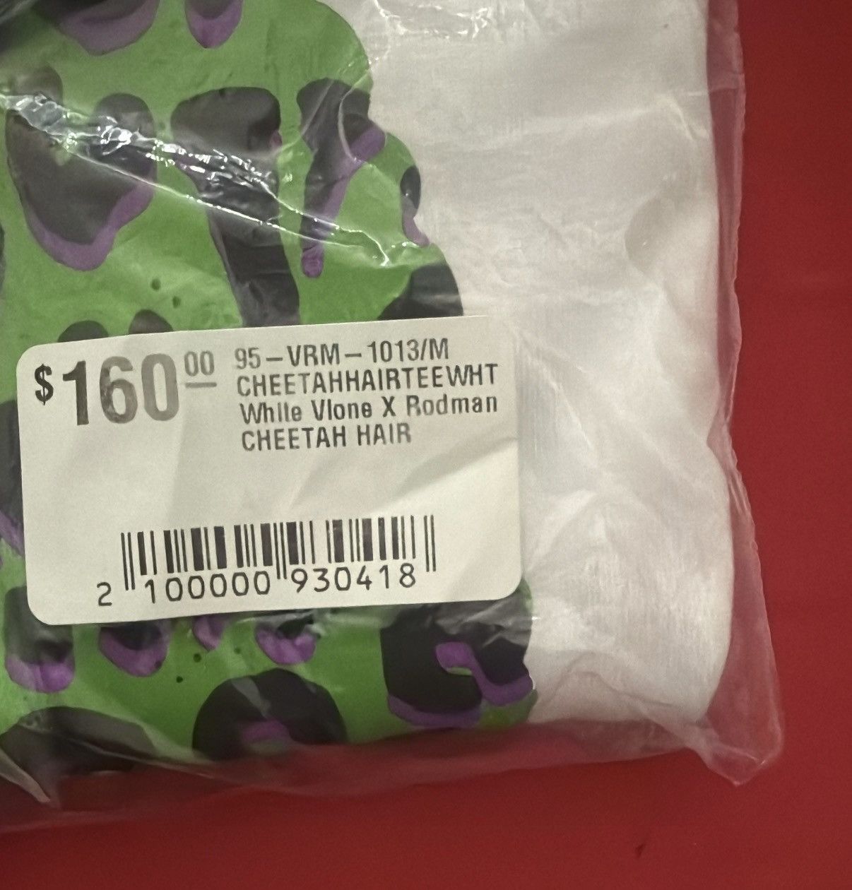 Vlone Vlone x Rodman Cheetah Hair T-shirt Medium Size US M / EU 48-50 / 2 - 9 Thumbnail