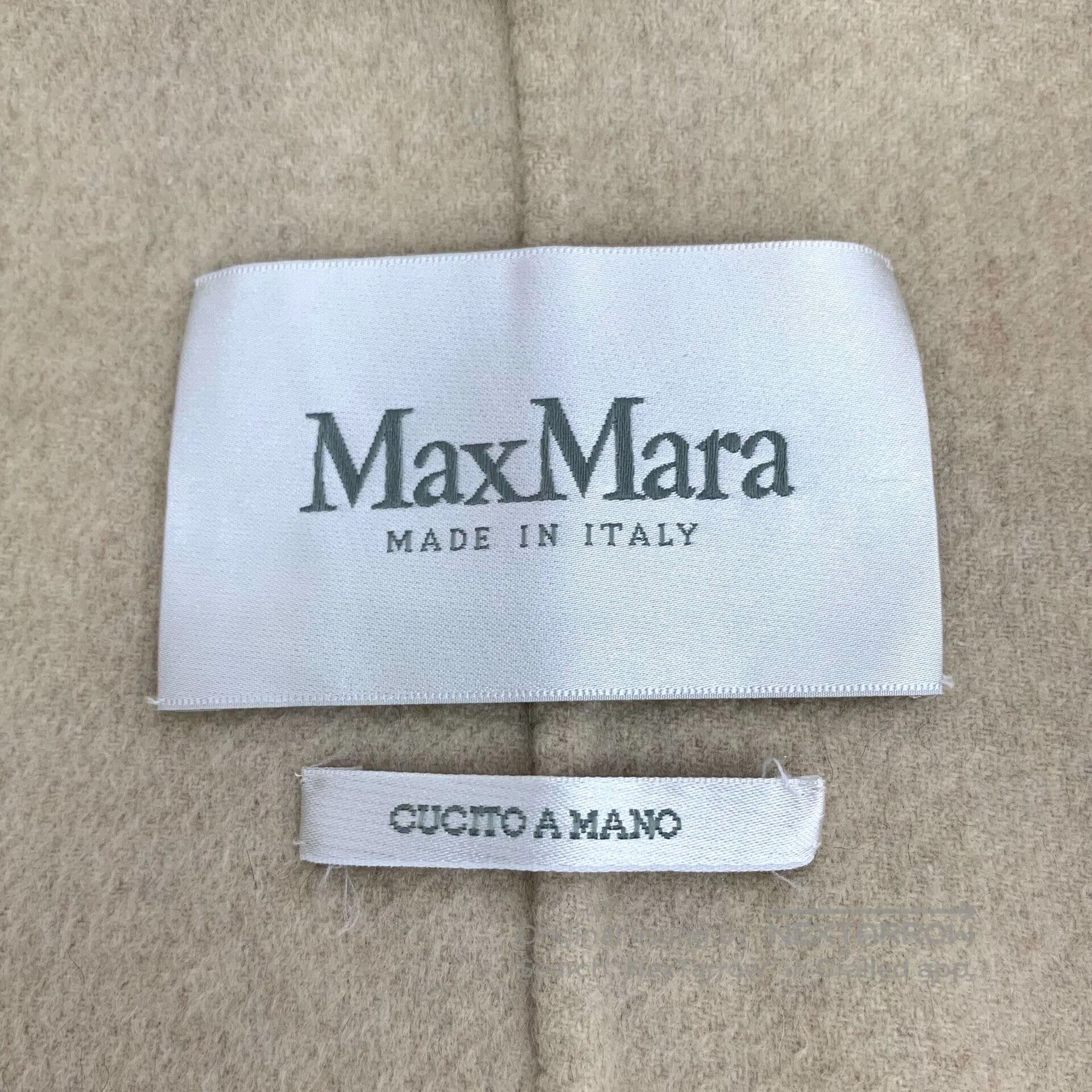 Max Mara Max Mara Beige Cashmere Hooded Belted Long-Sleeve Coat Jac Size XS / US 0-2 / IT 36-38 - 5 Thumbnail