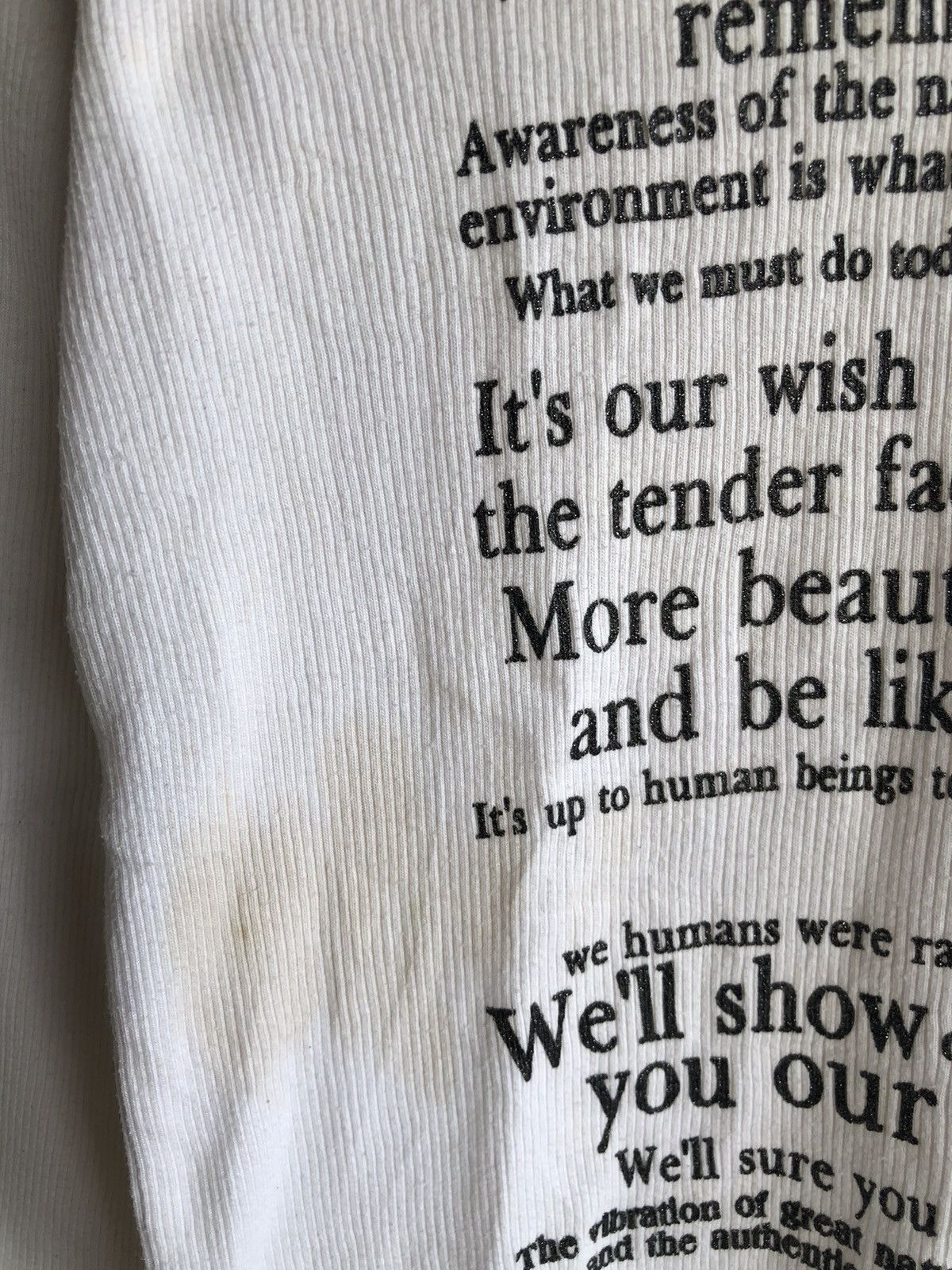Hysteric Glamour Japanese Poem Dont Forget The Fact That Ifsix Style Size US L / EU 52-54 / 3 - 5 Thumbnail