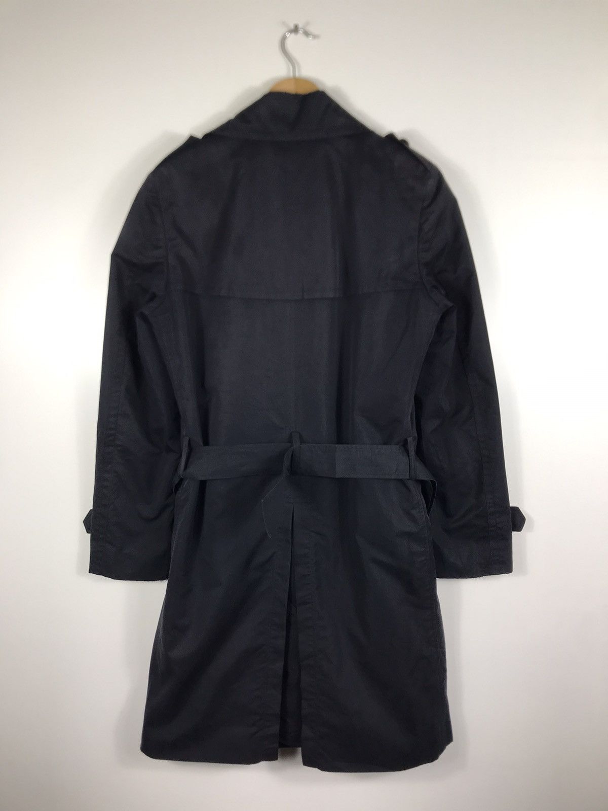 United Bamboo ⚡️Vintage Le Bac United Bamboo Double Breast Trench Long Coat Size S / US 4 / IT 40 - 14 Thumbnail