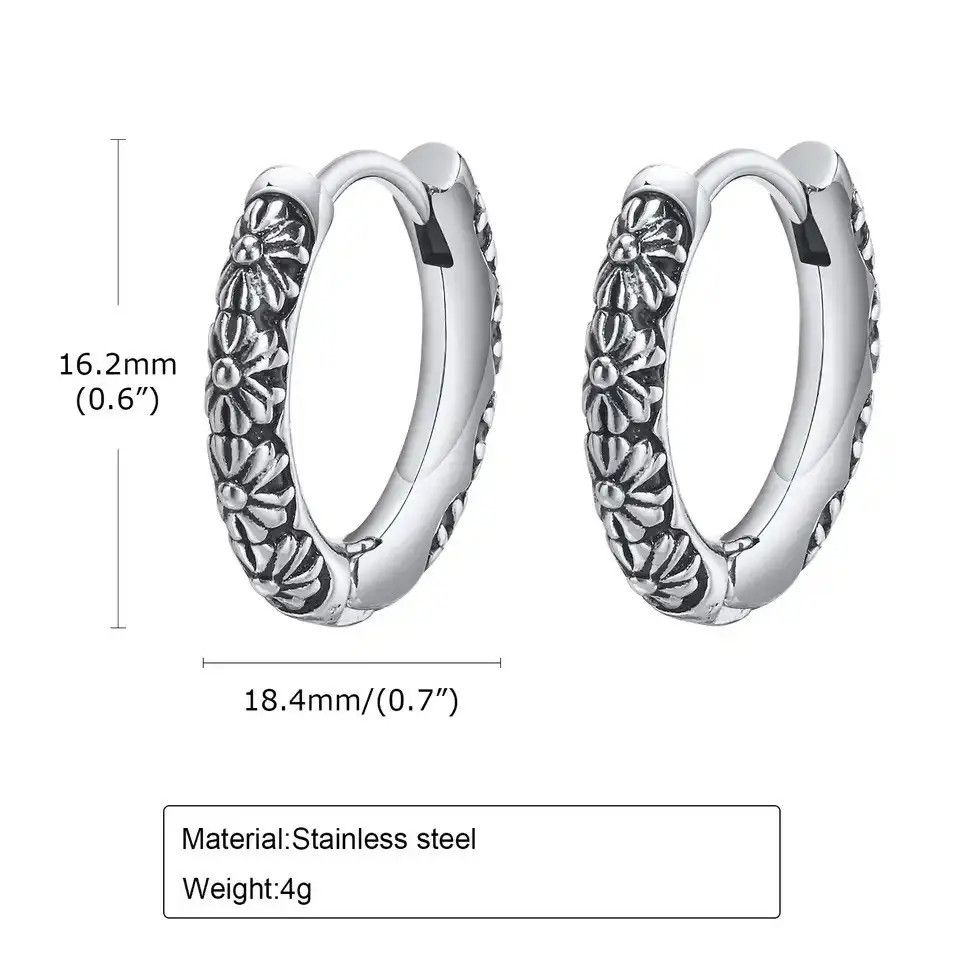 Jewelry Stylish Hoop Earrings Size ONE SIZE - 5 Thumbnail