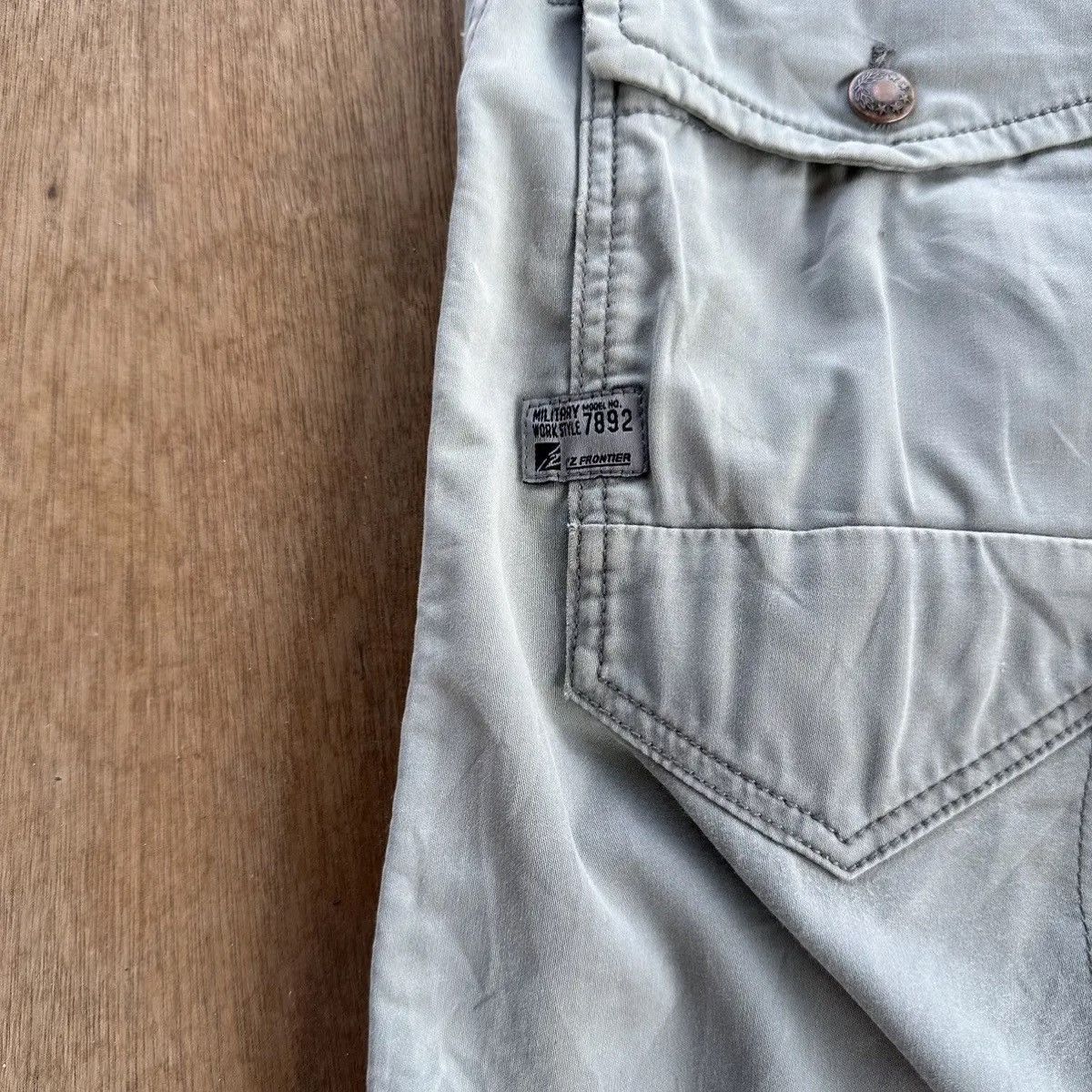 Japanese Brand STEALS💥IZ FRONTIER VINTAGE WORKWEAR DOUBLEKNEE BONDAGE PANT Size US 30 / EU 46 - 17 Thumbnail