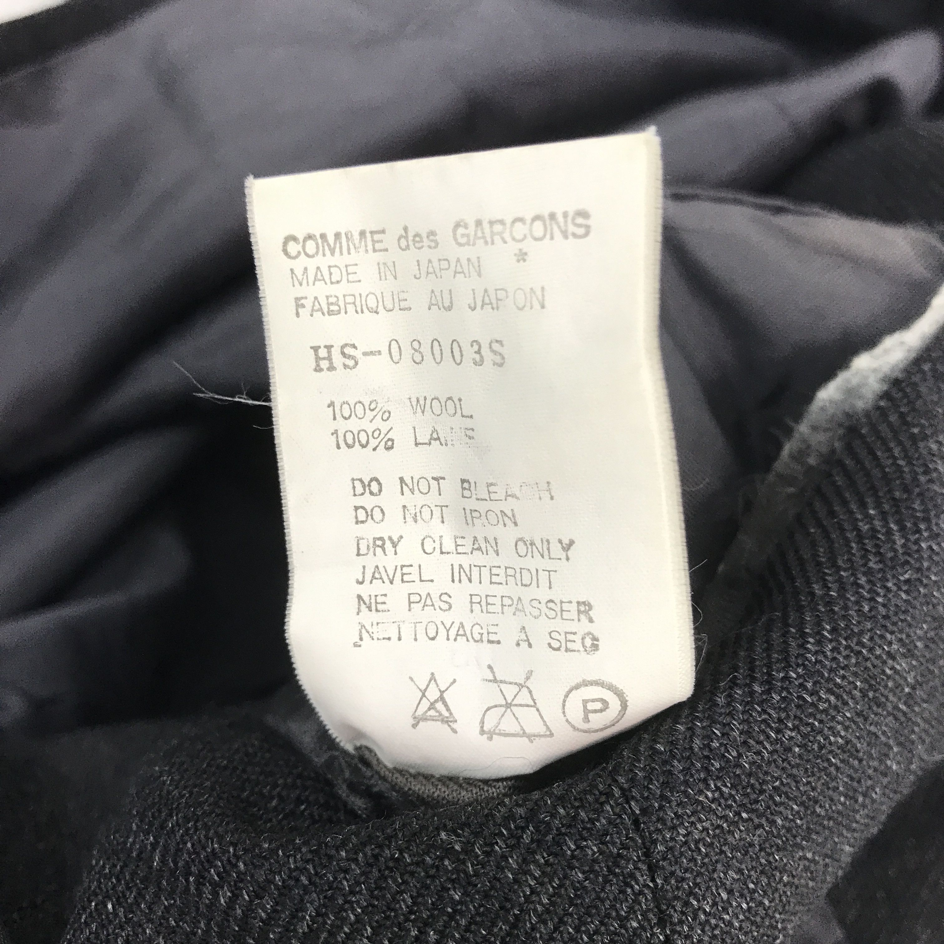 Comme des Garcons × Comme des Garcons Homme Vintage Comme des Garcons Homme blazer coat Jacket Size US S / EU 44-46 / 1 - 8 Thumbnail
