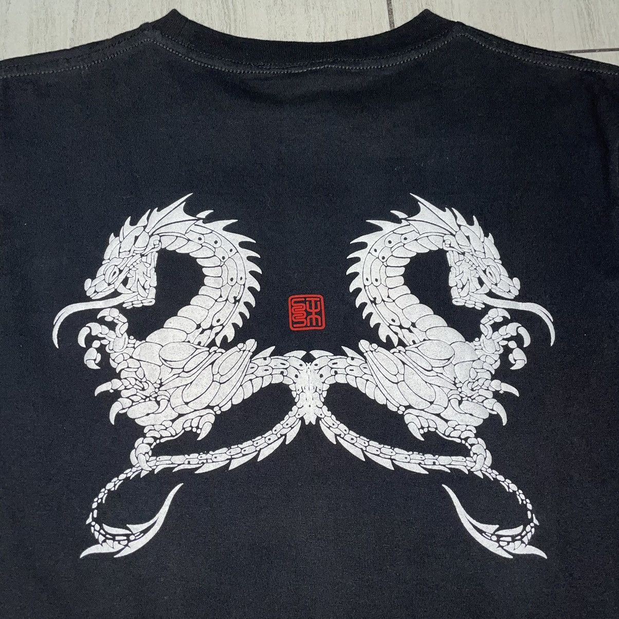Stussy × Vintage Stussy Outdoors Y2K Dragon T-shirt Size US M / EU 48-50 / 2 - 2 Thumbnail