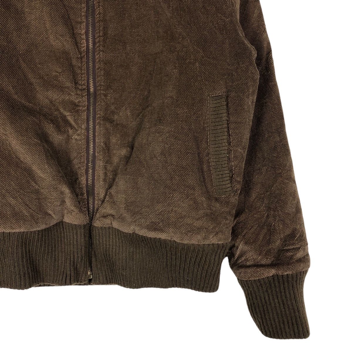 Woolrich Woolen Mills 🔥Vintage Cropped Biker Jacket Woolrich Corduroy Zipper Size US M / EU 48-50 / 2 - 5 Thumbnail