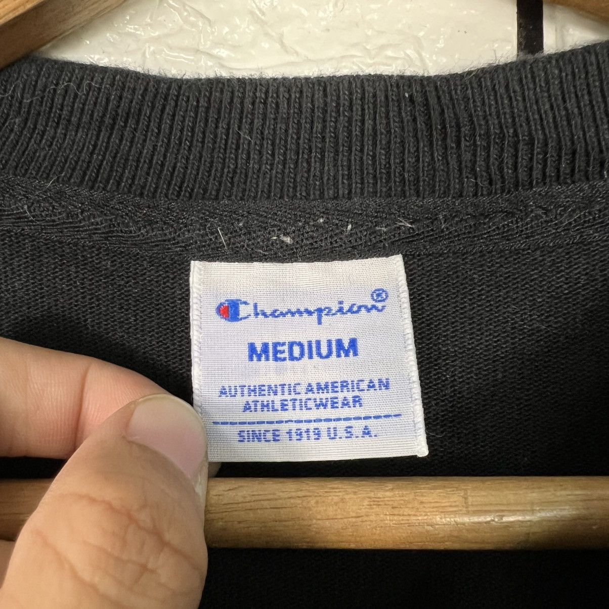 Champion CHAMPION Single Pocket Long Sleeve Shirt #4296-C195 Size US M / EU 48-50 / 2 - 9 Thumbnail