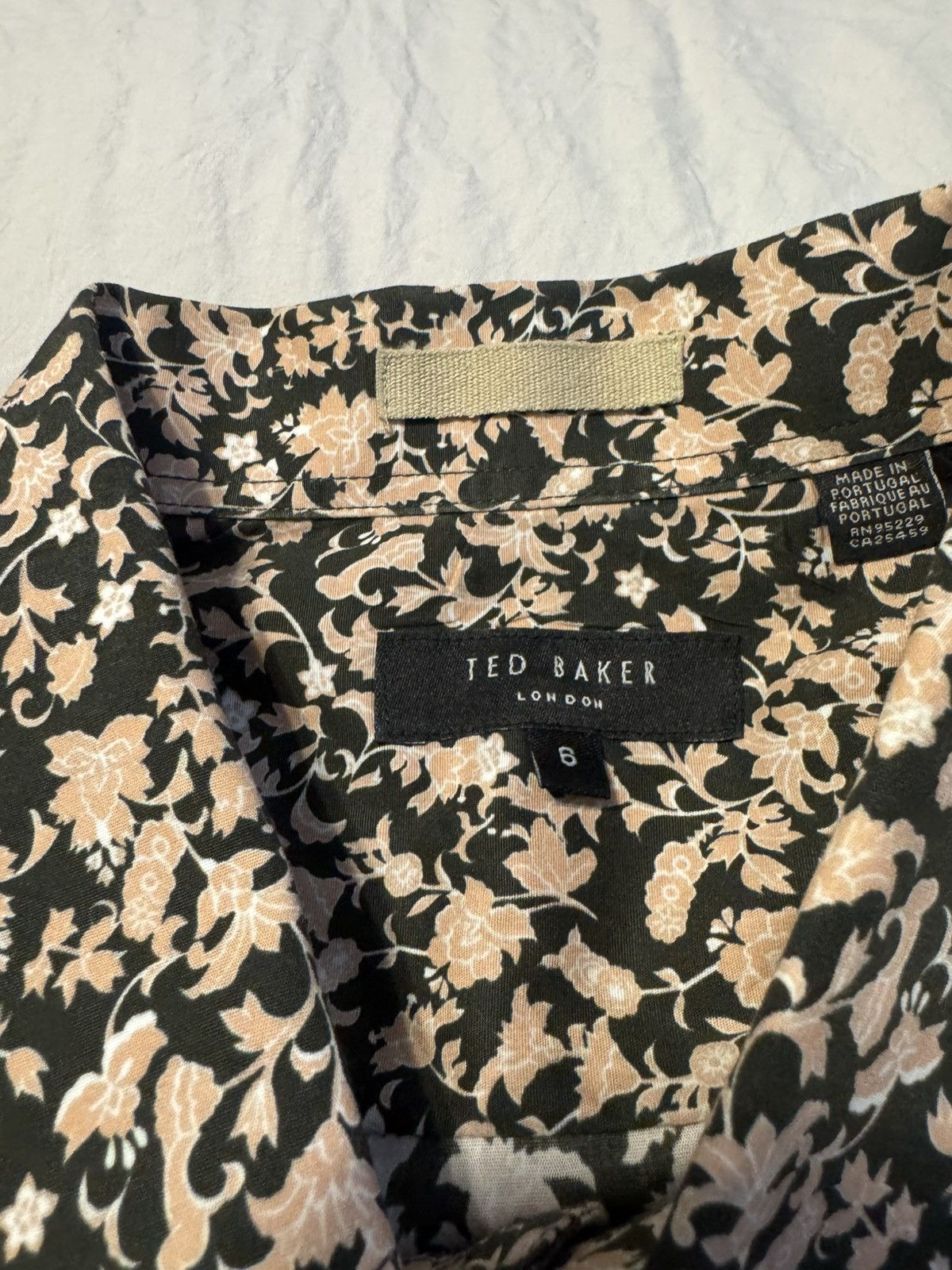 Ted Baker Ted Baker Floral Button Down XXL Size US XXL / EU 58 / 5 - 3 Thumbnail