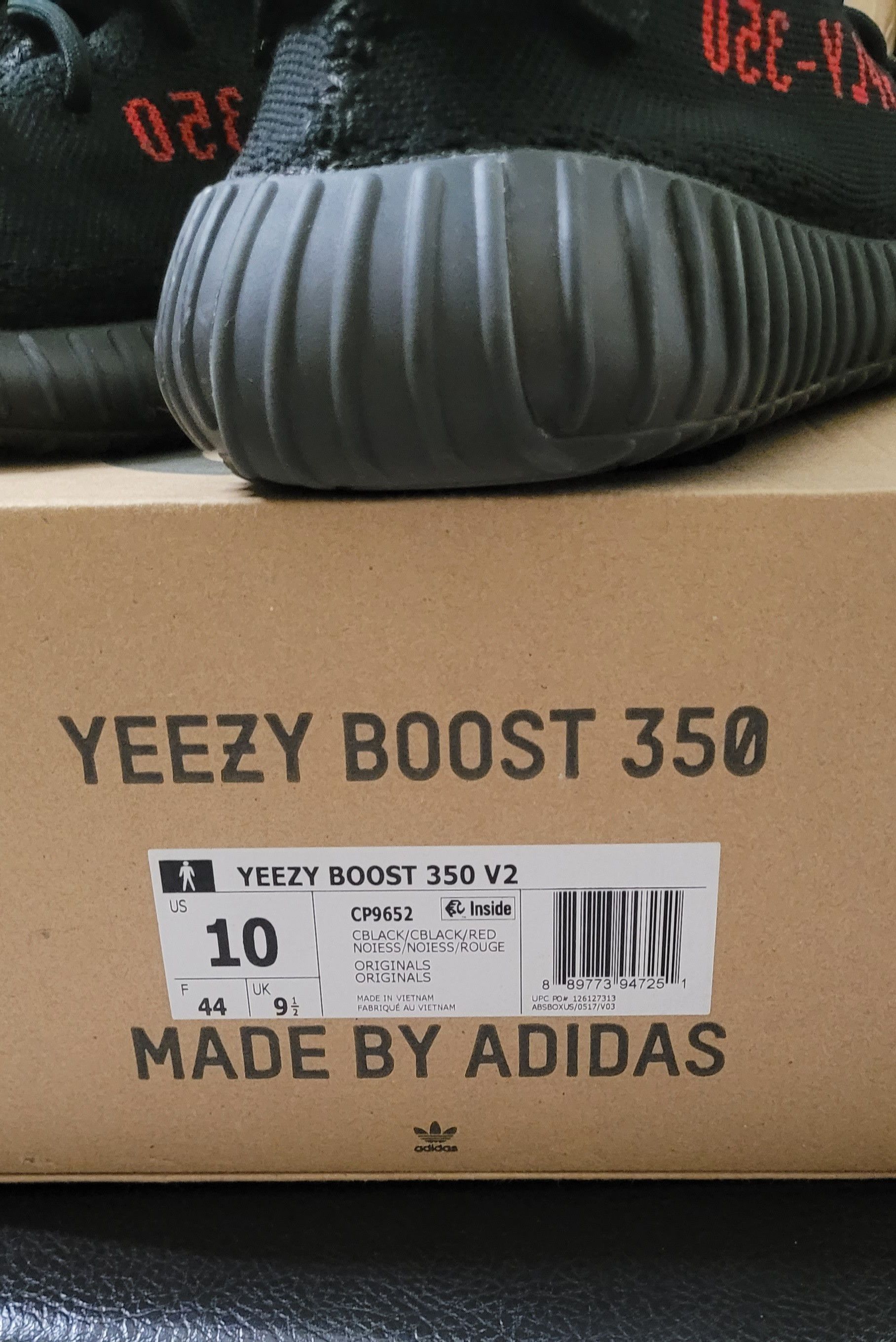 Adidas × Kanye West Adidas Yeezy 350 V2 Bred Size US 10 / EU 43 - 4 Thumbnail