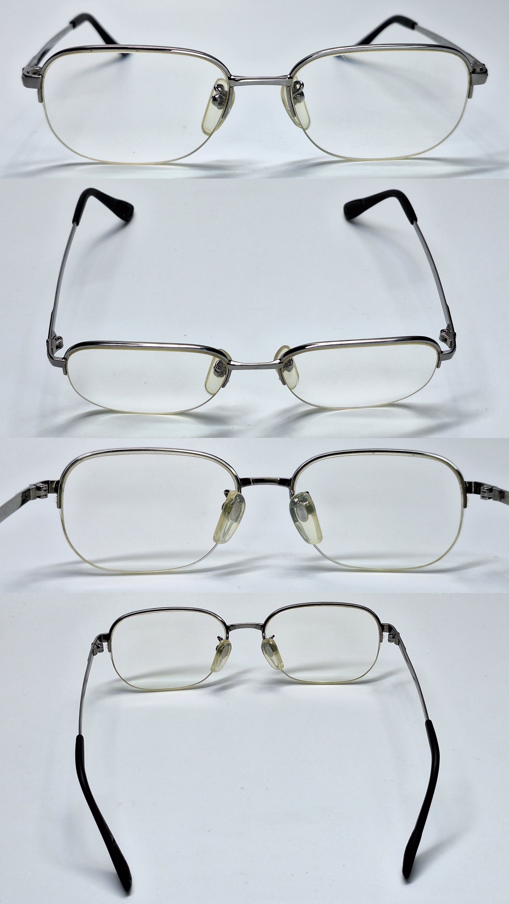 Other Mild Flex FNT-4304N Made in Sabae Titanium Half-Rim Eyeglass Size ONE SIZE - 6 Thumbnail