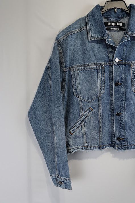 Jacquemus o1rshd1 Denim Jacket in Light Blue Size US L / EU 52-54 / 3 - 3 Thumbnail