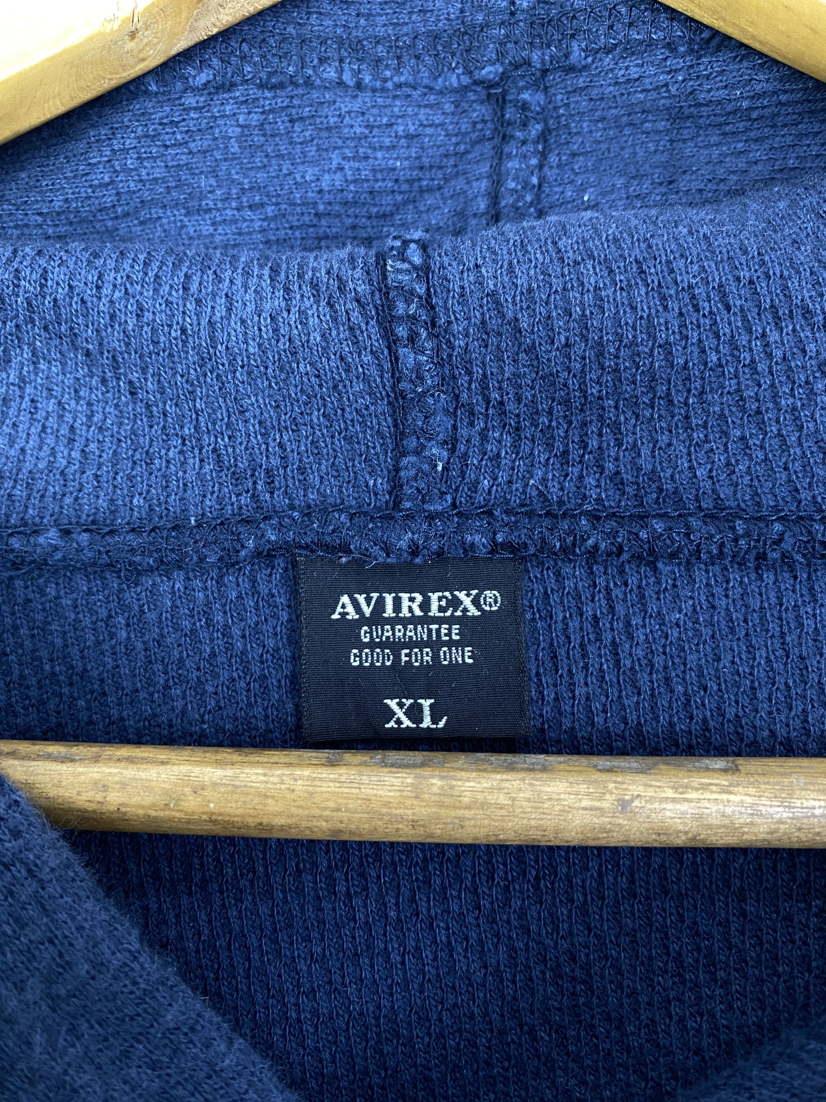 Avirex Vintage Avirex Wording Pullover Hoodie SH0198 Size US XL / EU 56 / 4 - 9 Thumbnail