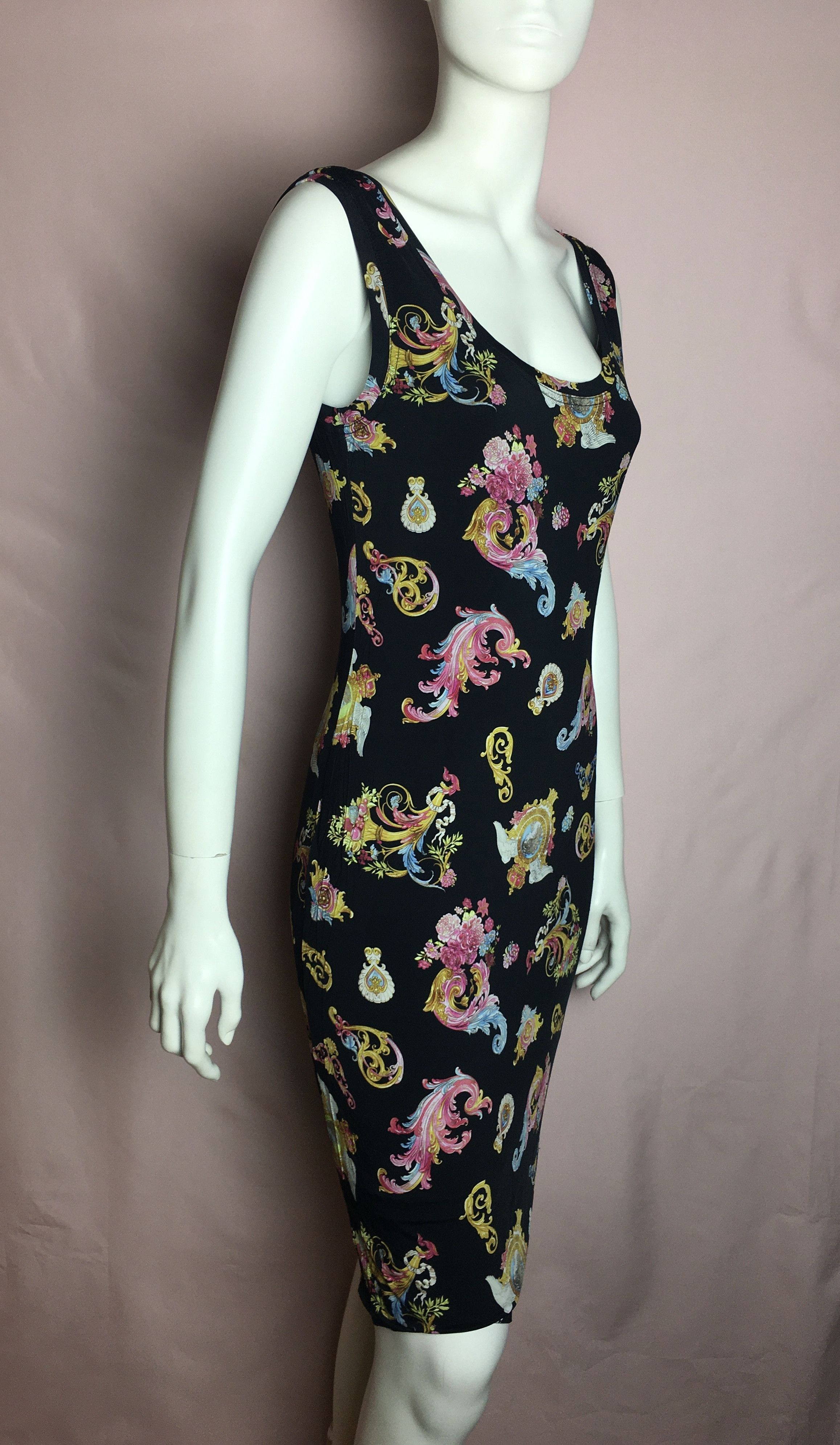 Versace Jeans Couture Versace Jeans Couture Paisley Modern Print Dress US 12 Size XL / US 12-14 / IT 48-50 - 5 Thumbnail
