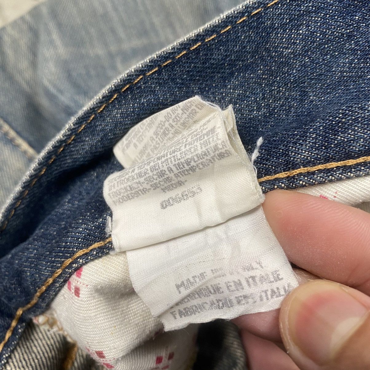 Replay × Vintage y2k Replay Distressed Rugged Wide Jeans Size US 31 - 11 Thumbnail