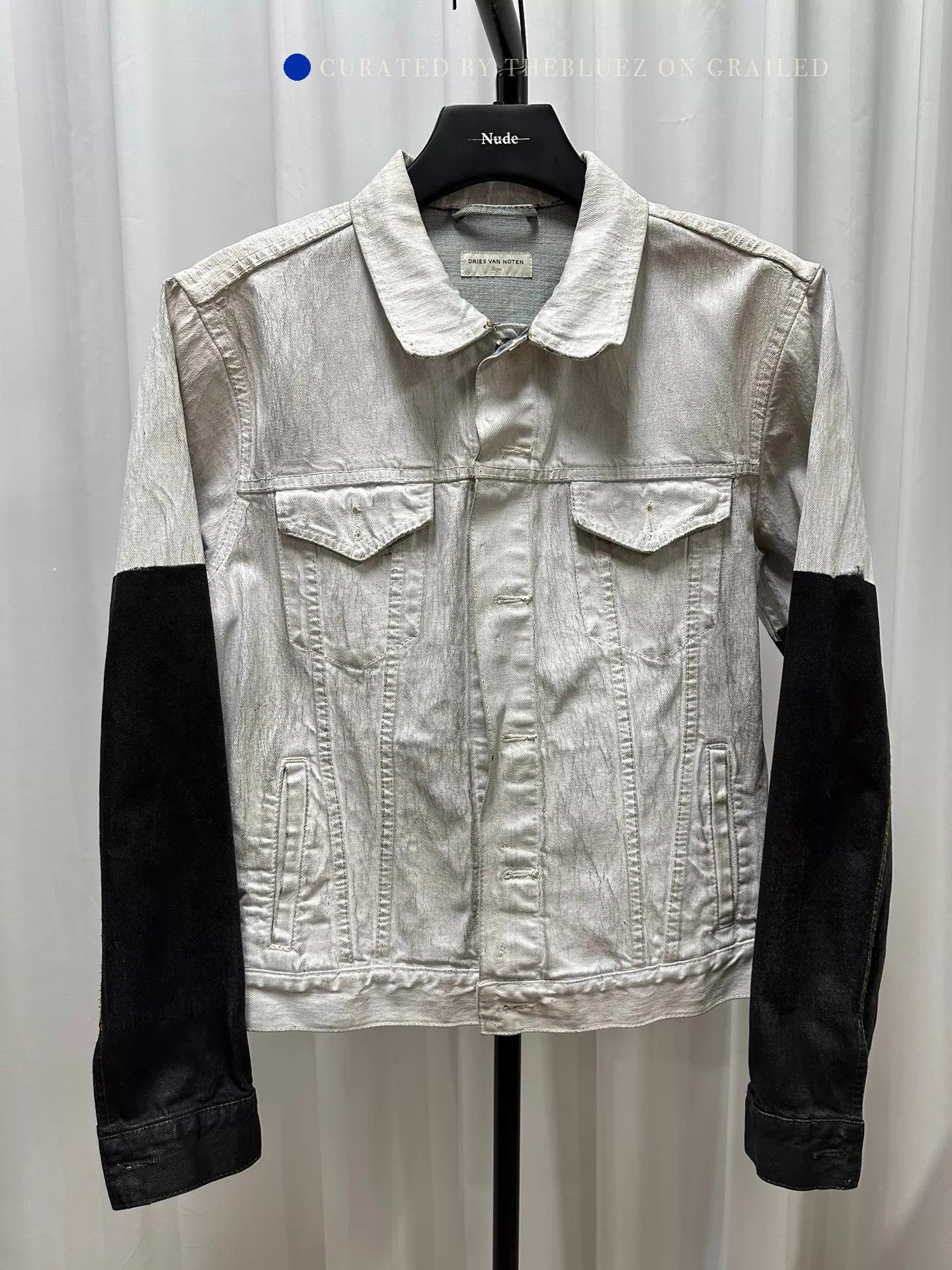 Dries Van Noten Multi Waxed Denim Jacket in Size L Size US L / EU 52-54 / 3 - 1 Thumbnail